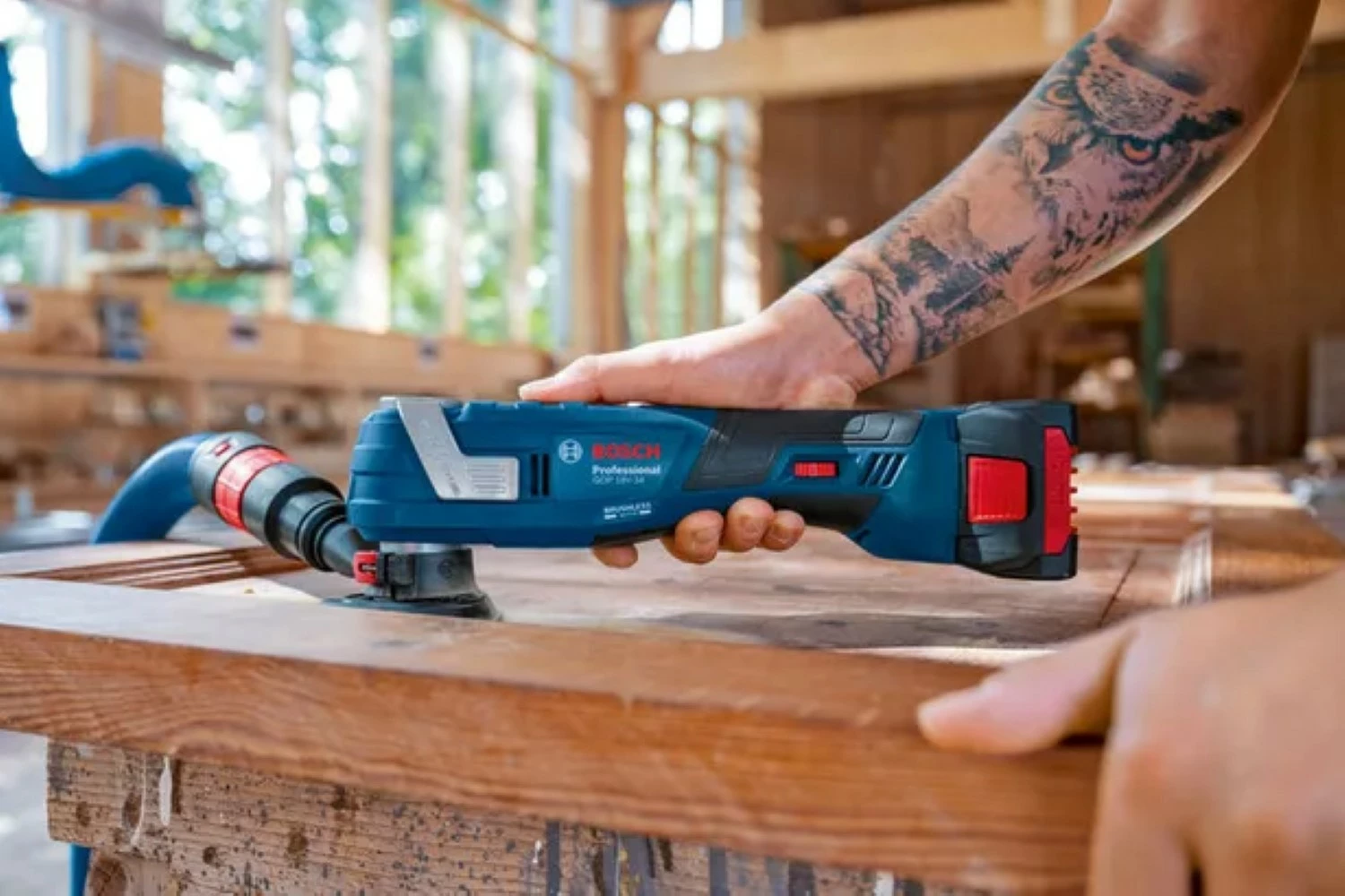 Bosch GOP 18V-34 Accu Multitool Body L-Boxx-image