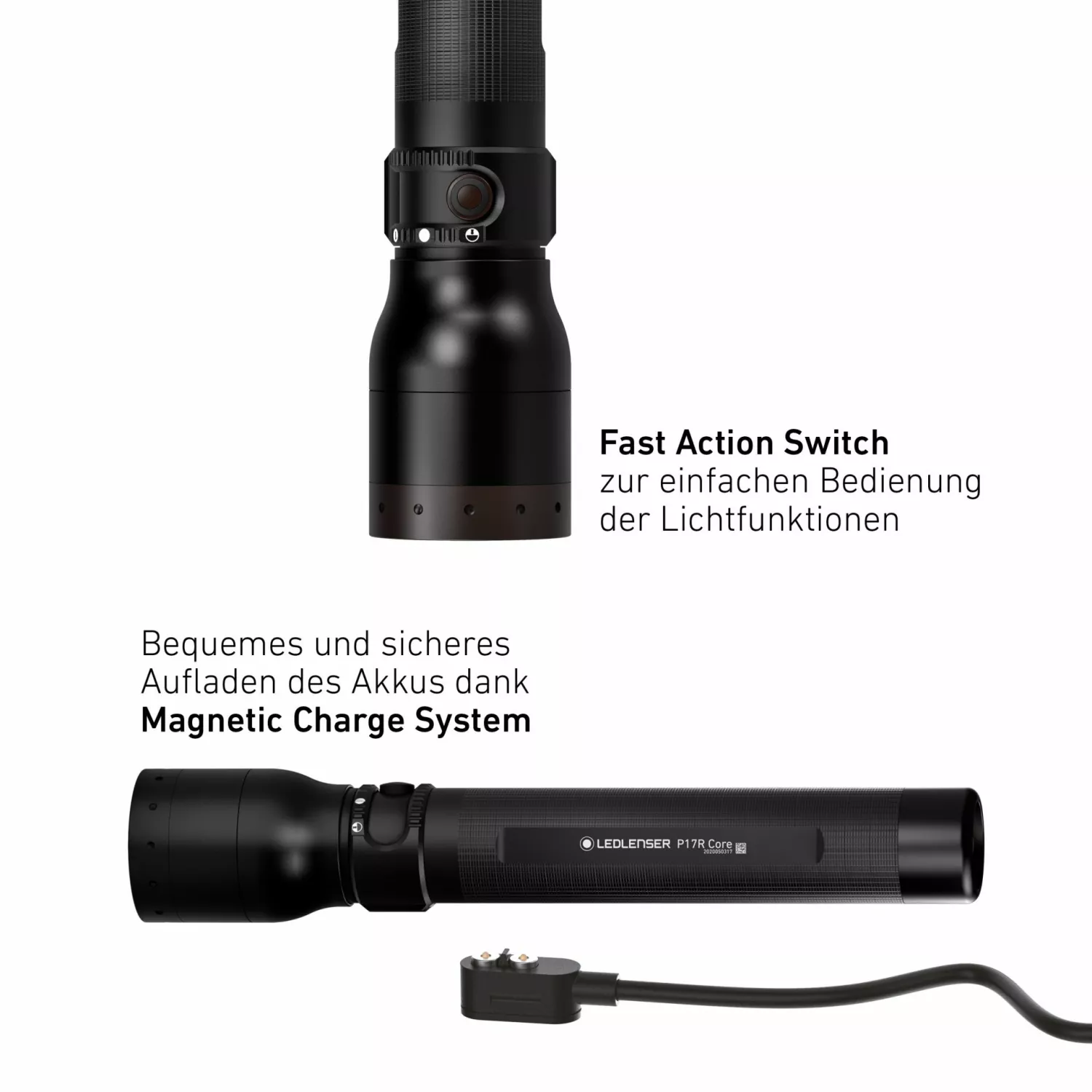 Ledlenser LL-C/P17R - Lampe de poche, rechargeable, P17R Core-image