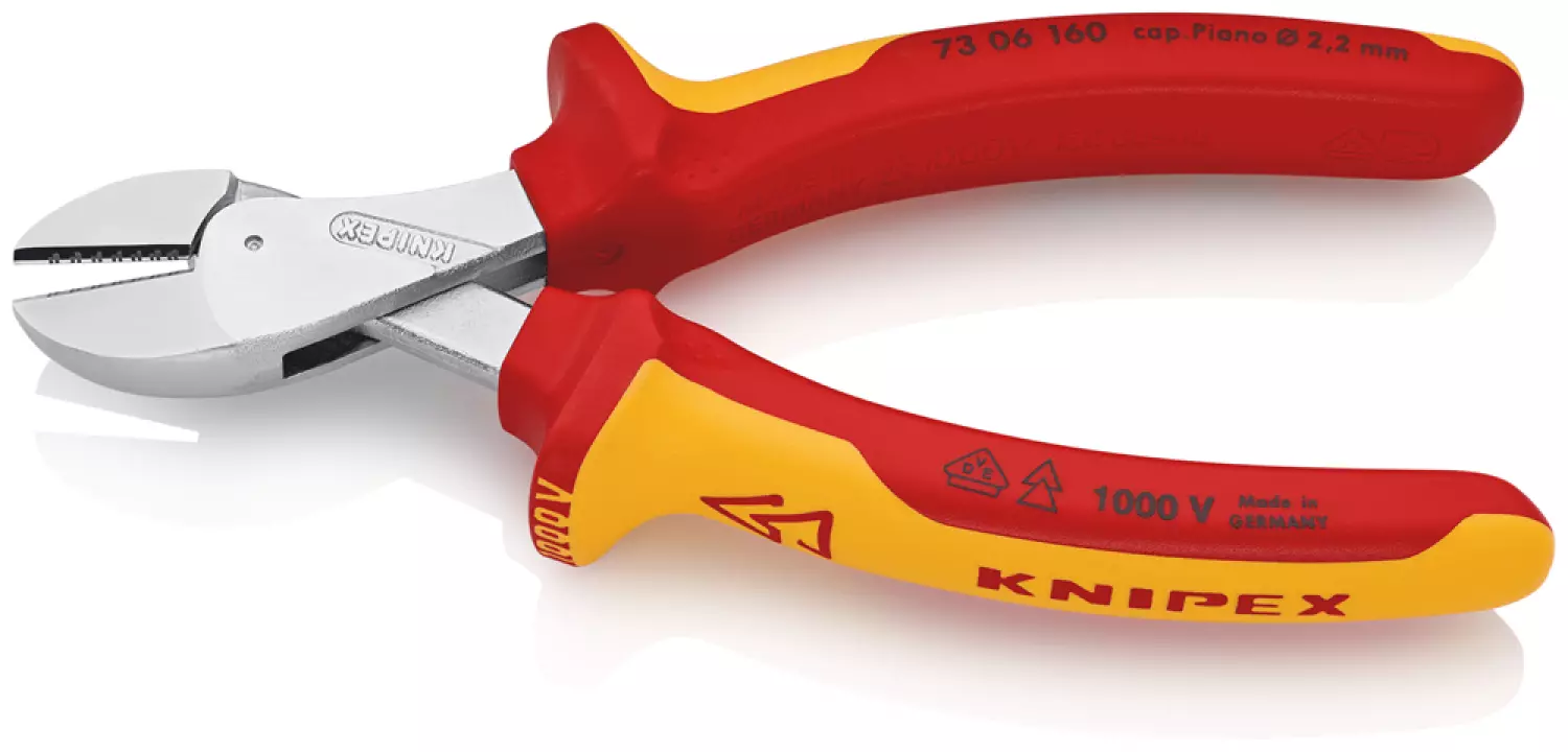 Knipex 7306160 X-Cut Kracht Zijsnijtang - 160mm-image