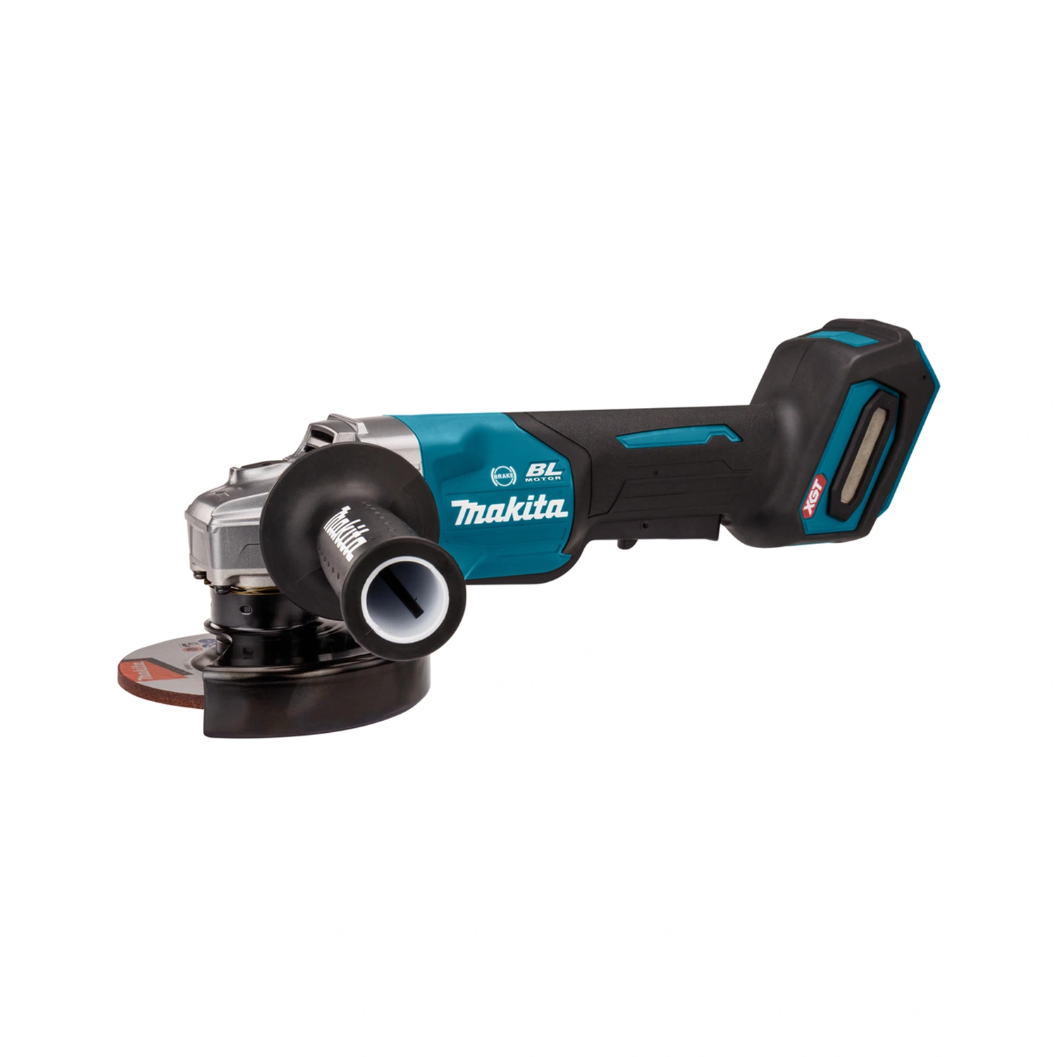 Makita GA013GU201 XGT 40V Max Li-Ion Accu Haakse Slijper set (2x 4.0Ah accu) in Mbox - 125mm - veiligheidsschakelaar