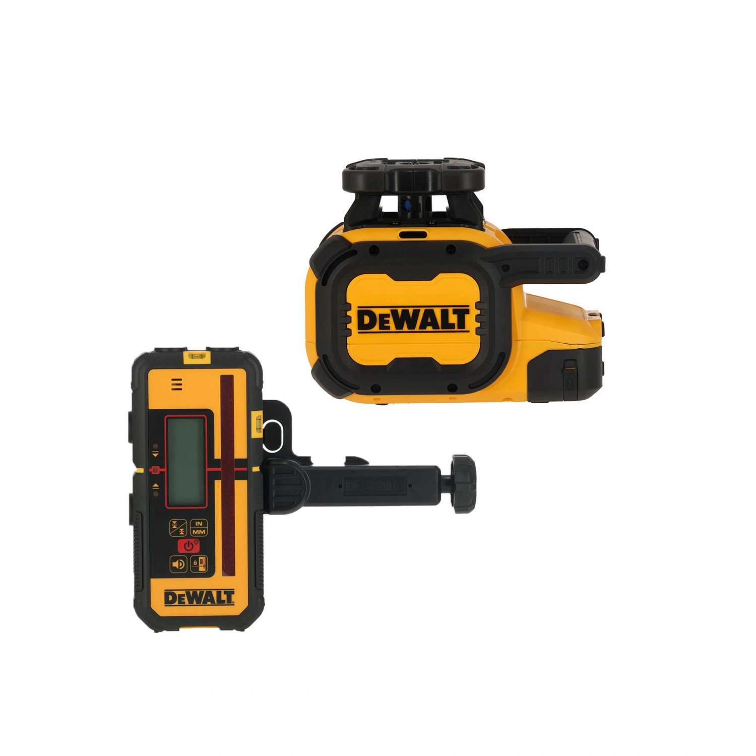 DeWALT DCLE15211R-QW​ Roterende Laser set incl. ontvanger in koffer - rood - 30m - IP66