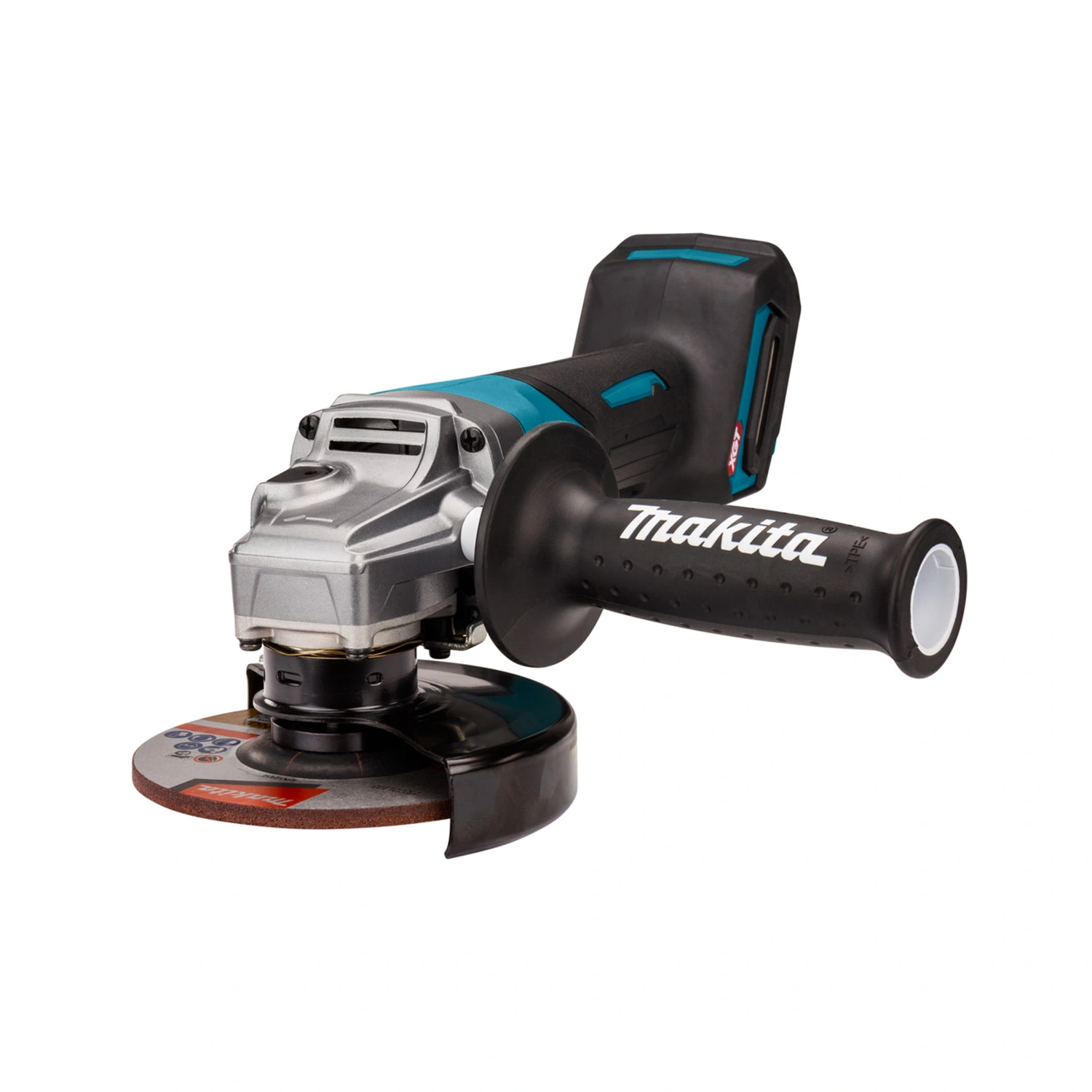 Makita GA013GU201 XGT 40V Max Li-Ion Accu Haakse Slijper set (2x 4.0Ah accu) in Mbox - 125mm - veiligheidsschakelaar