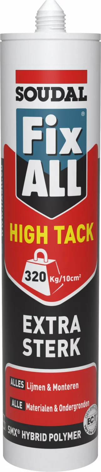 Soudal Fix All - Haute Adhérence Komo colle mastic - blanc - 290ml-image