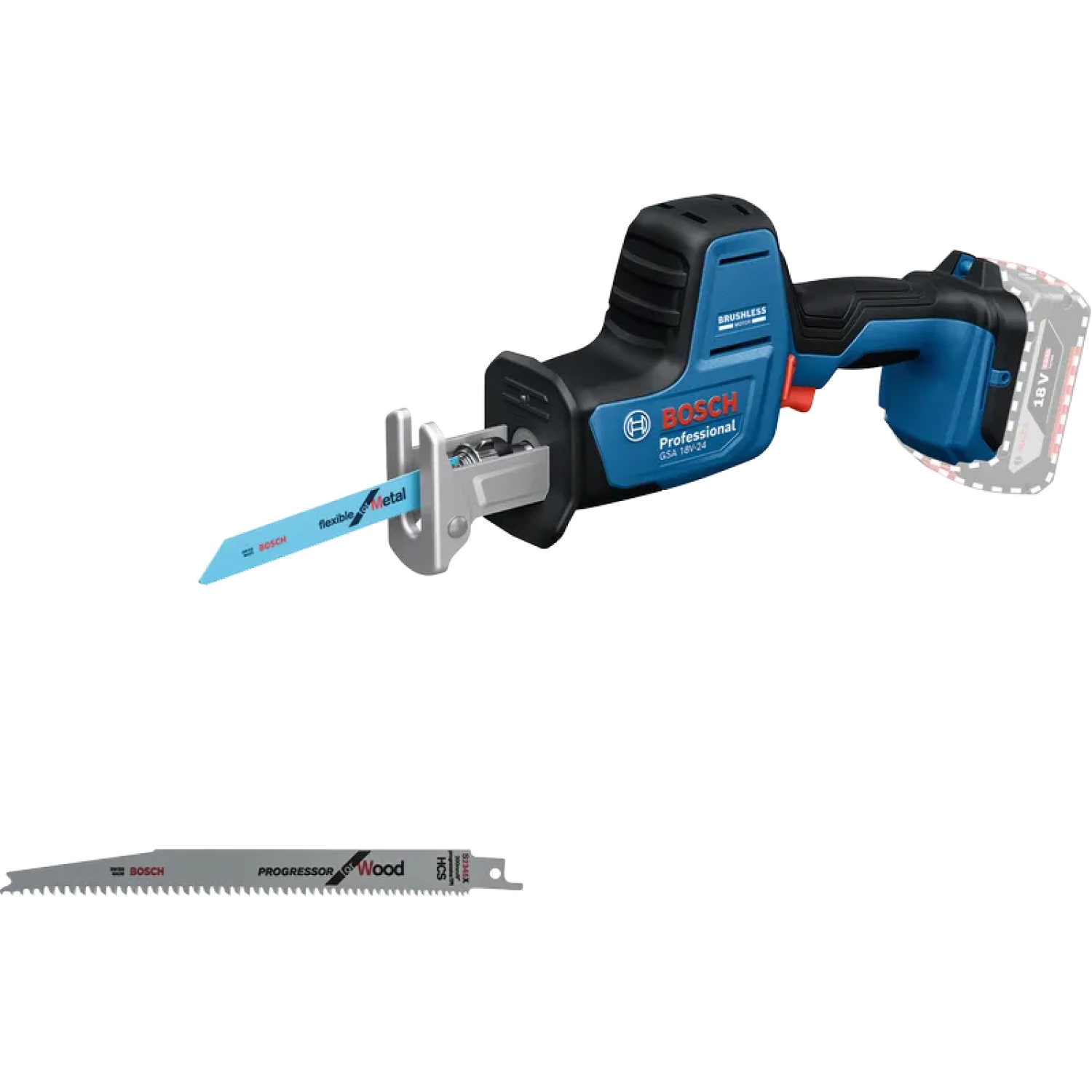 Bosch GSA 18V-24 18V batterie Scie sabre corps-image