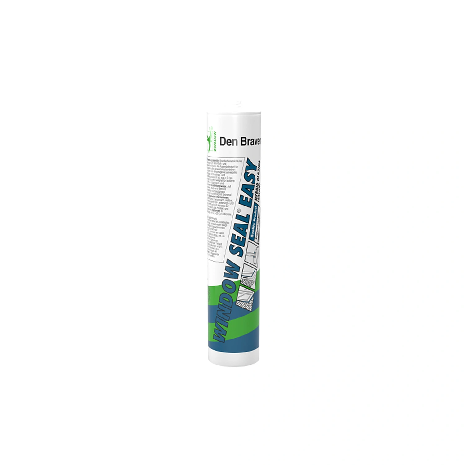 Zwaluw Den Braven Window Seal Easy 30623006 Mastic hybride - marron - 290 ml en cartouche