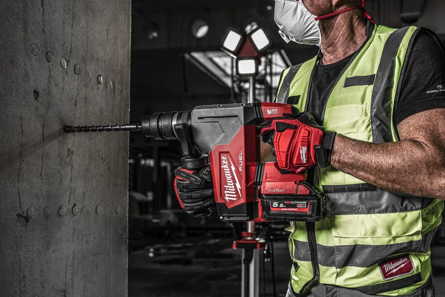 Milwaukee M18 ONEFHPX-0X 18 V Li-ion perforateur SDS-plus sans batterie en HD-Box