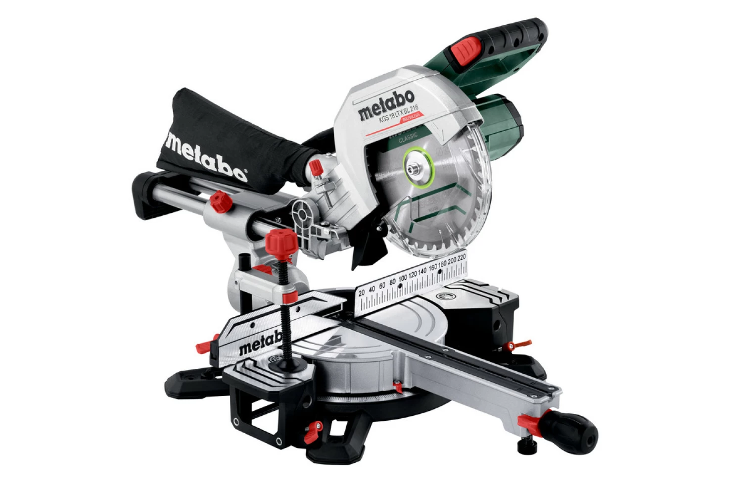 Metabo KGS 18 LTX BL 216 LiHD Accu afkortzaag body - 216 x 30 mm-image