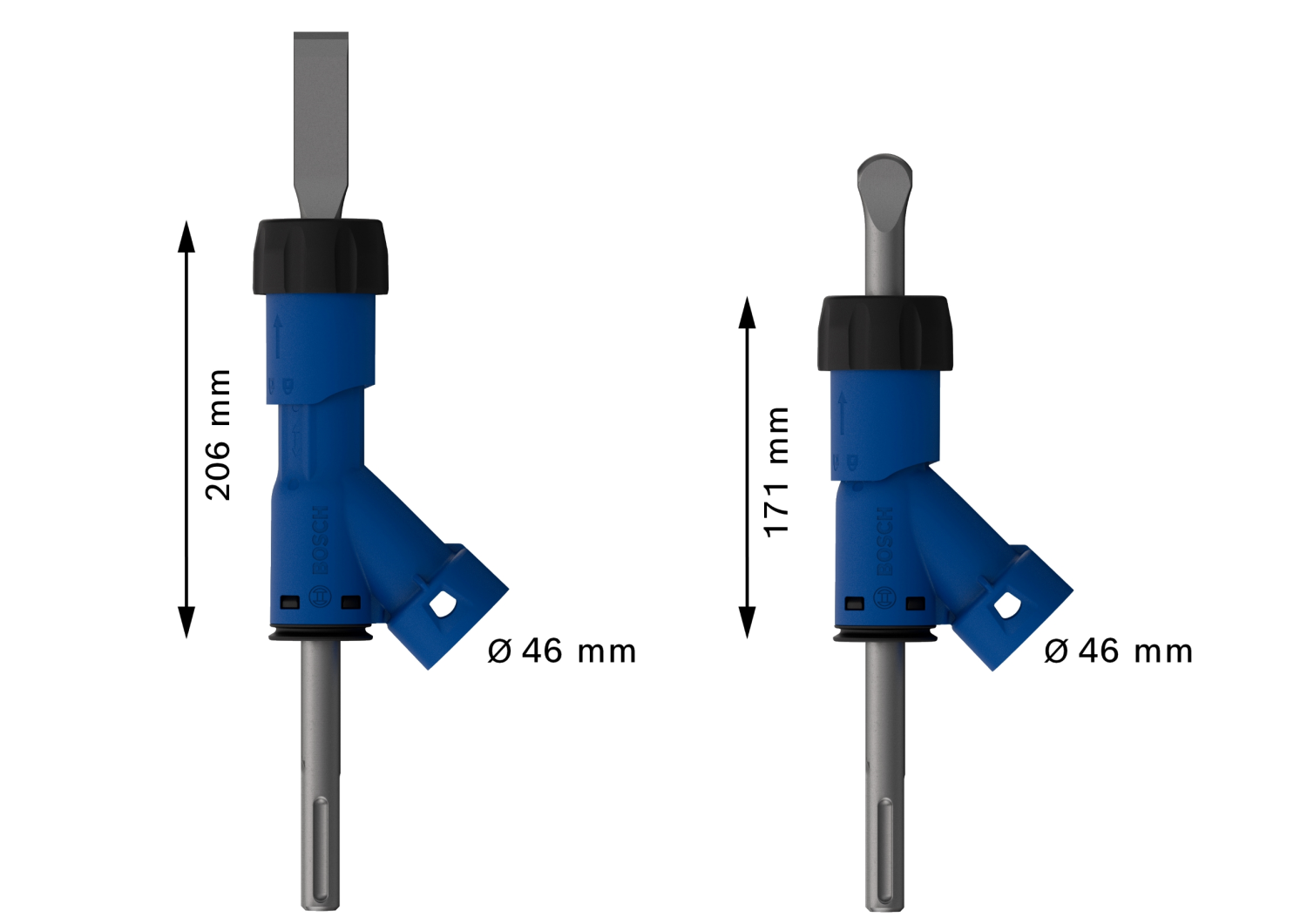 Bosch 2608901477 Adaptateur  EXPERT SDS Clean pour burin plat SDS Max - 25x400 mm-image