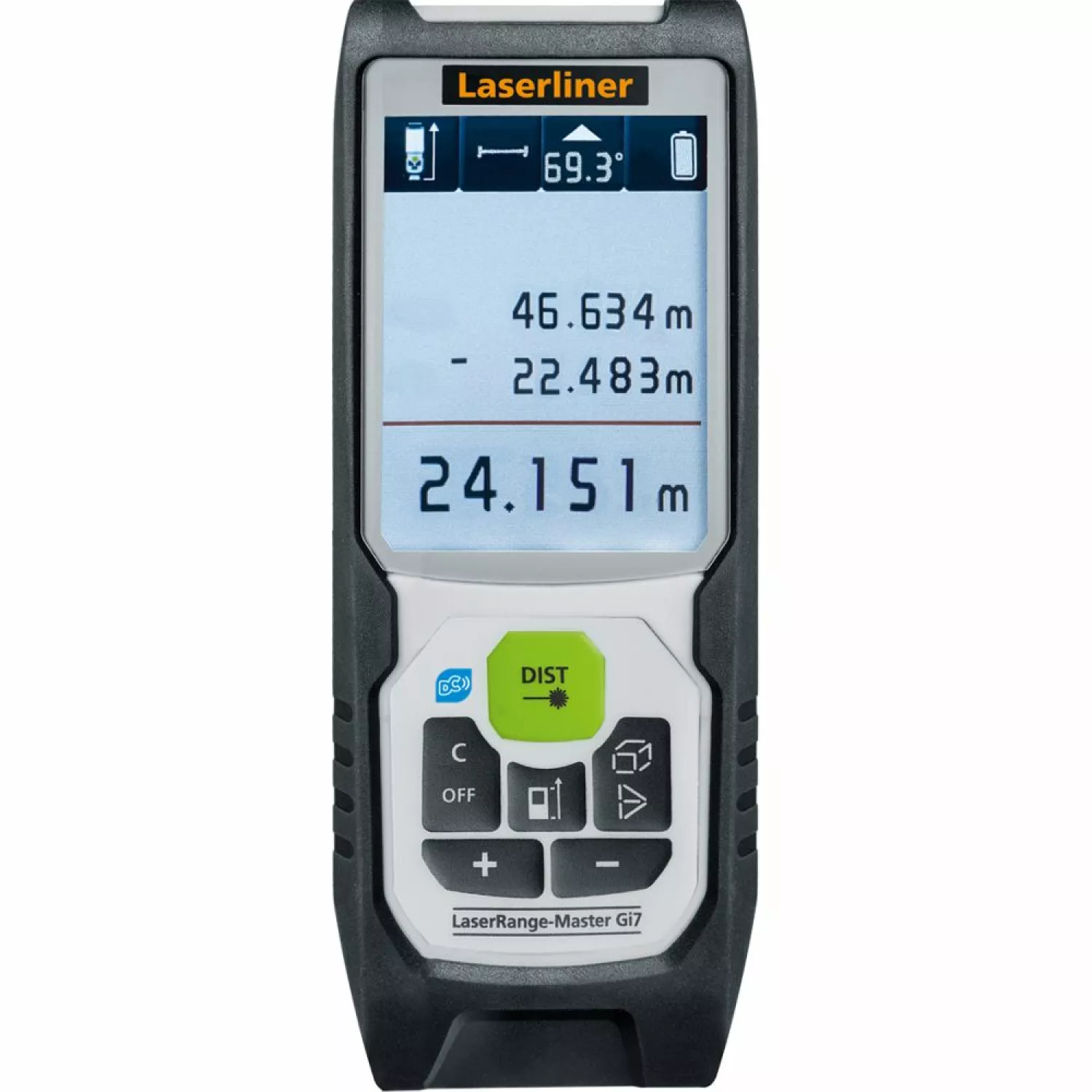 Laserliner 080.847A LaserRange-Master Gi7 Pro Laserafstandsmeter - Groen - 70m-image