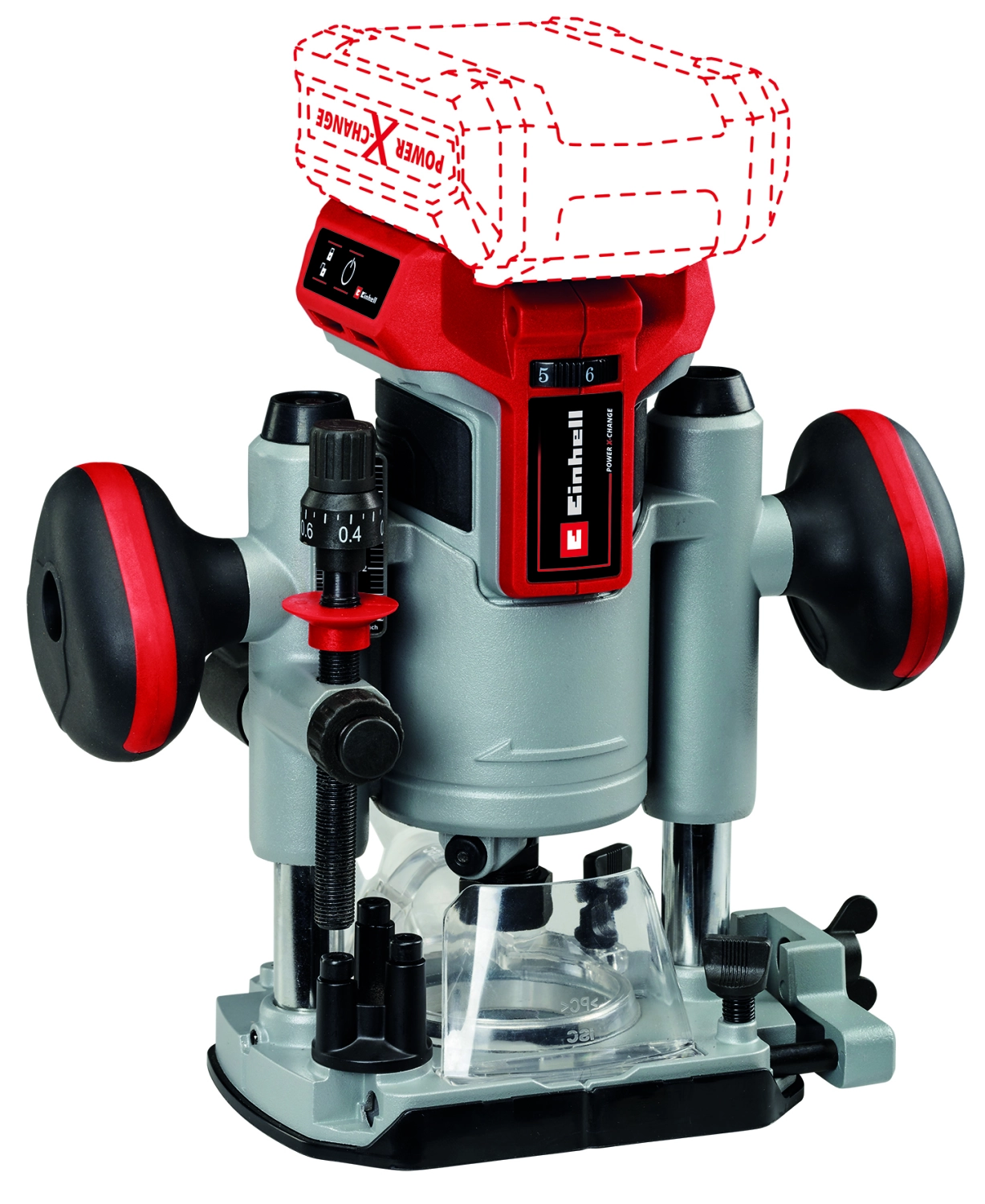 Einhell TP-RO 18 Li BL Solo Accu Bovenfrees Power X-Change-image