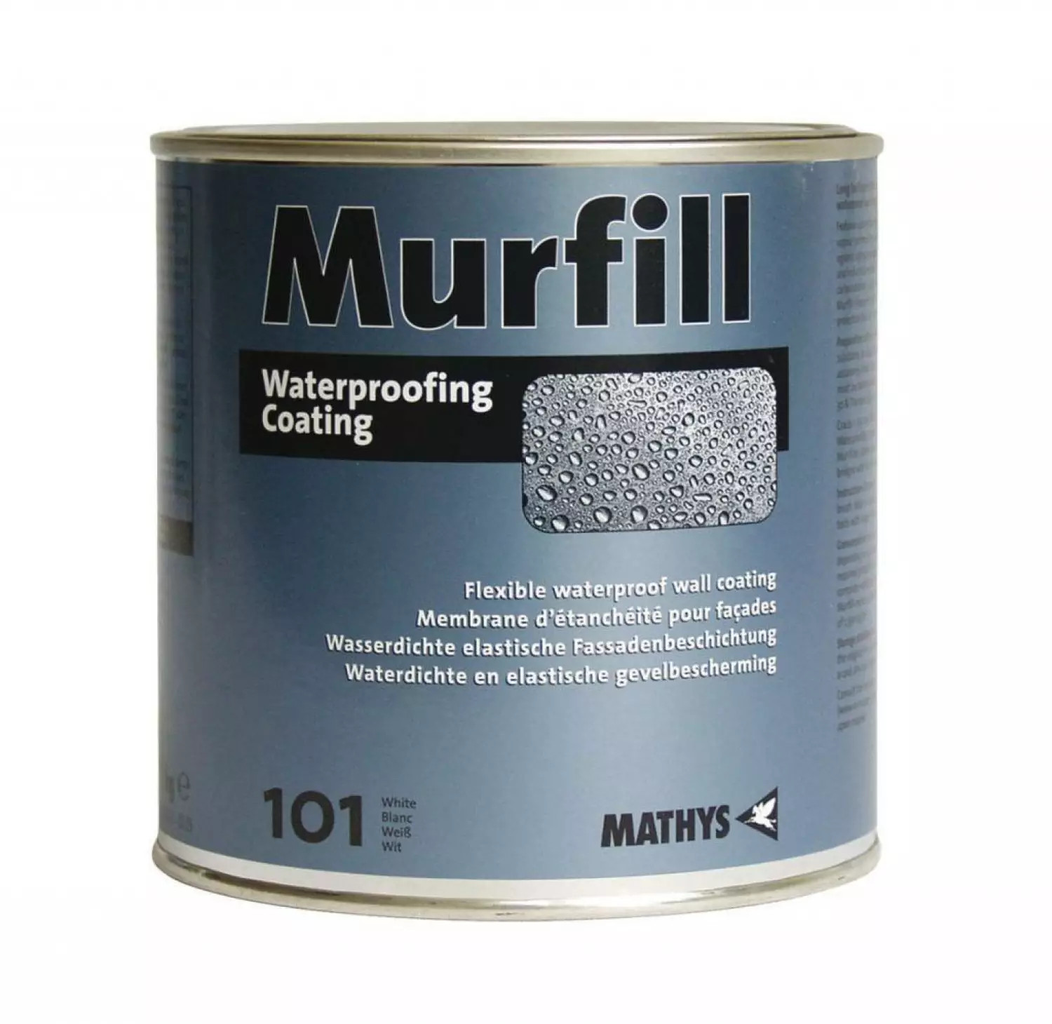 Mathys Murfill Waterproofing muurverf voor buiten - op kleur gemengd - 1Kg-image