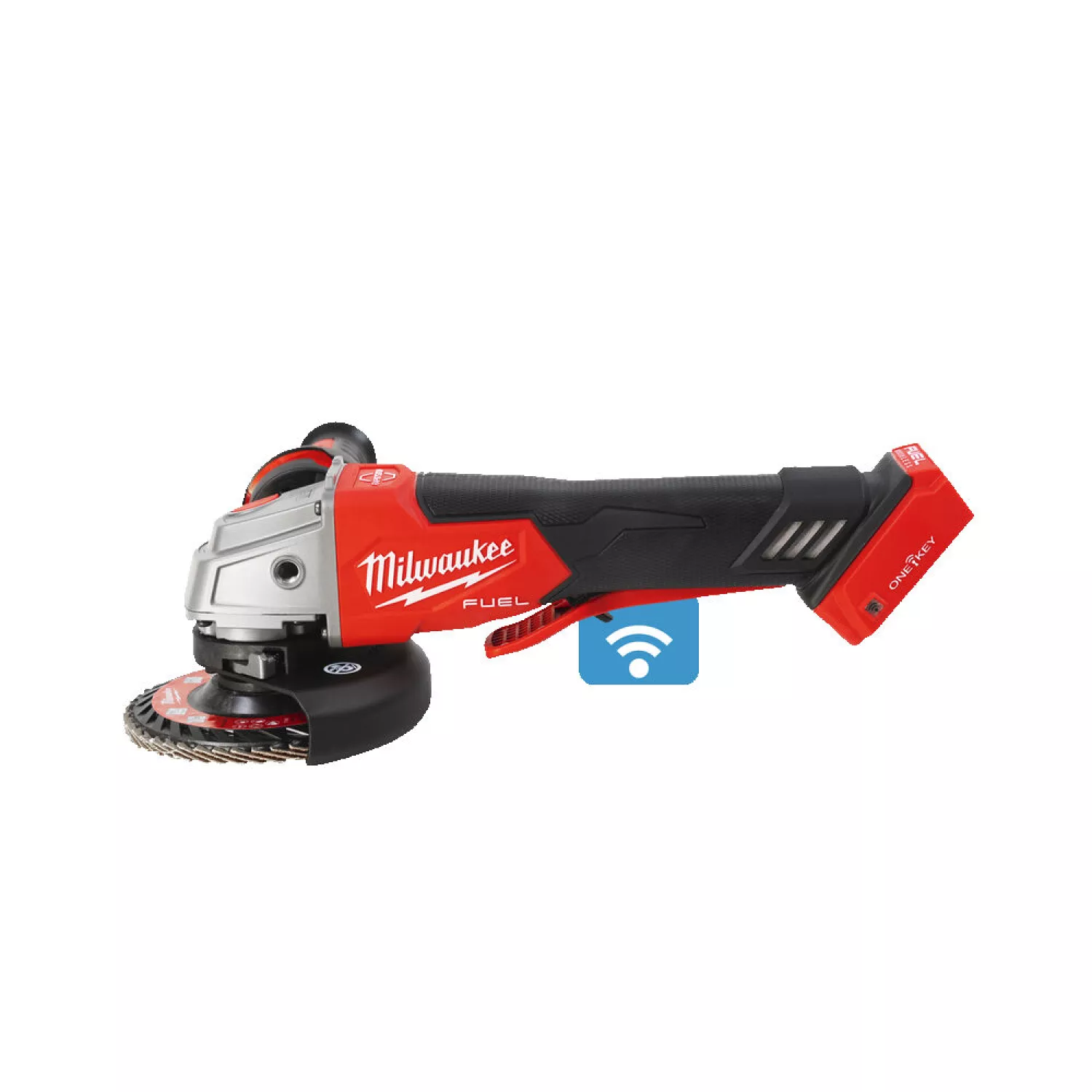 Meuleuse d'angle sans-fil Milwaukee M18 ONEFSAG125XPDB-502X - 18V Li-ion – 2 batteries 5,0 Ah) – 125 mm - Brushless-image