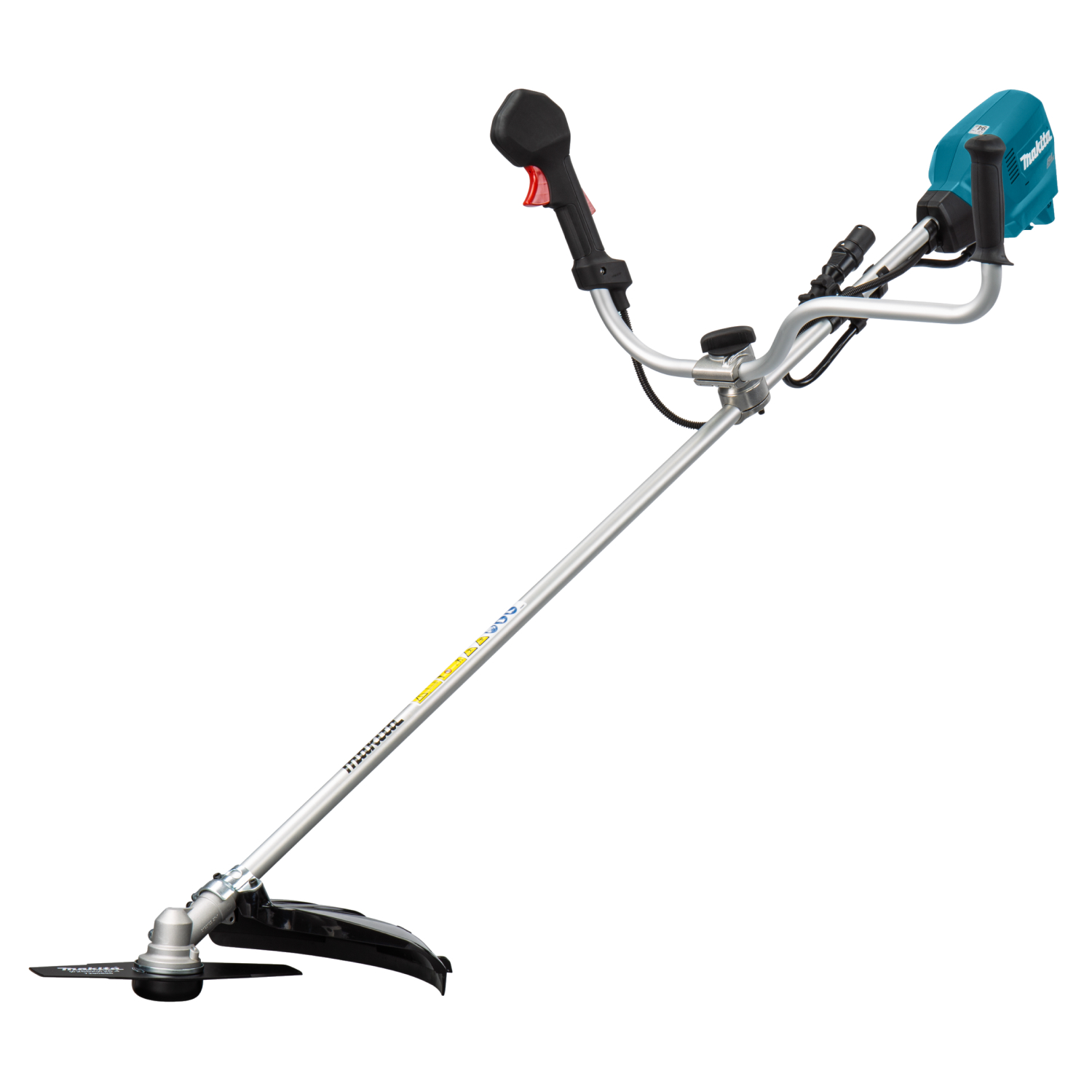 Makita UR101CPT4J - Débroussailleuse sans fil - Poignée asymétrique - Complet (4x 5,0h) - Support dorsal-image