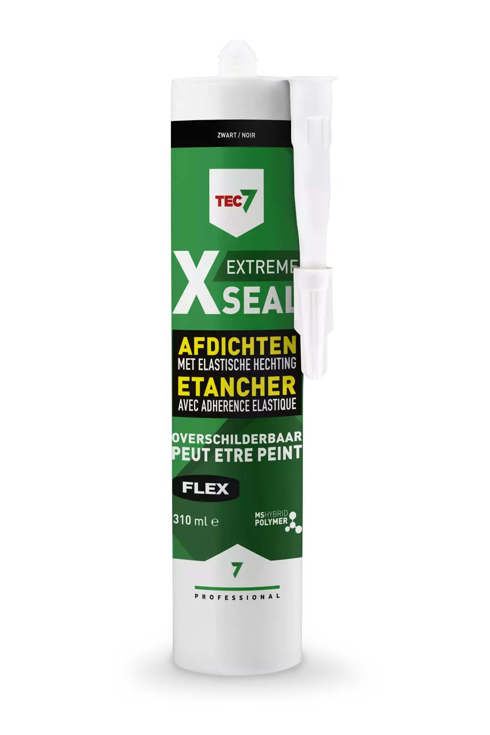 TEC7 528013000 X-seal Afdichtingskit - zwart - 310ml (12st)-image