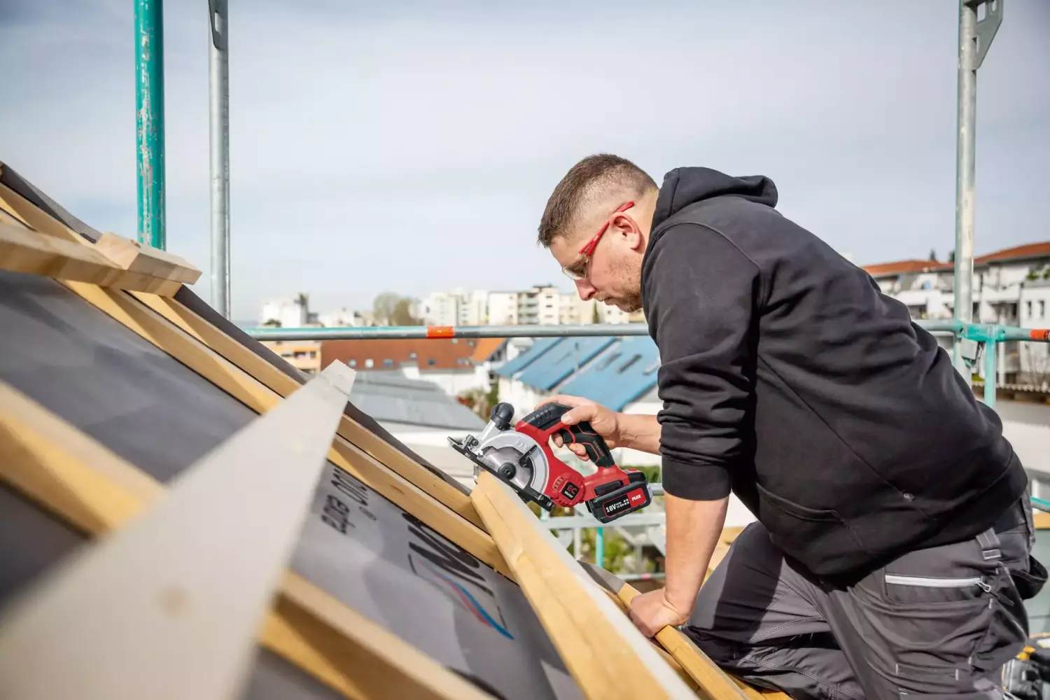 Flex CS 45 18.0-EC C Li-ion Scie circulaire sans fil compacte avec capot pendulaire - 18 V-image