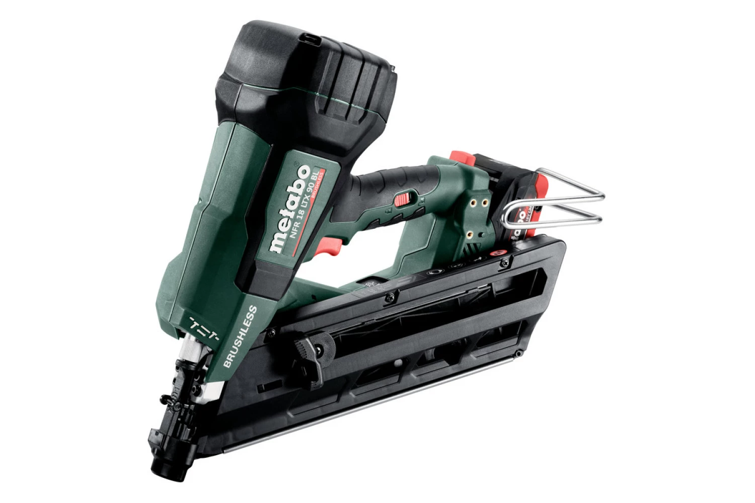Metabo NFR 18 LTX 90 BL 18V Accu tacker set (2x 4.0Ah accu) in metaBOX - 50-90mm-image