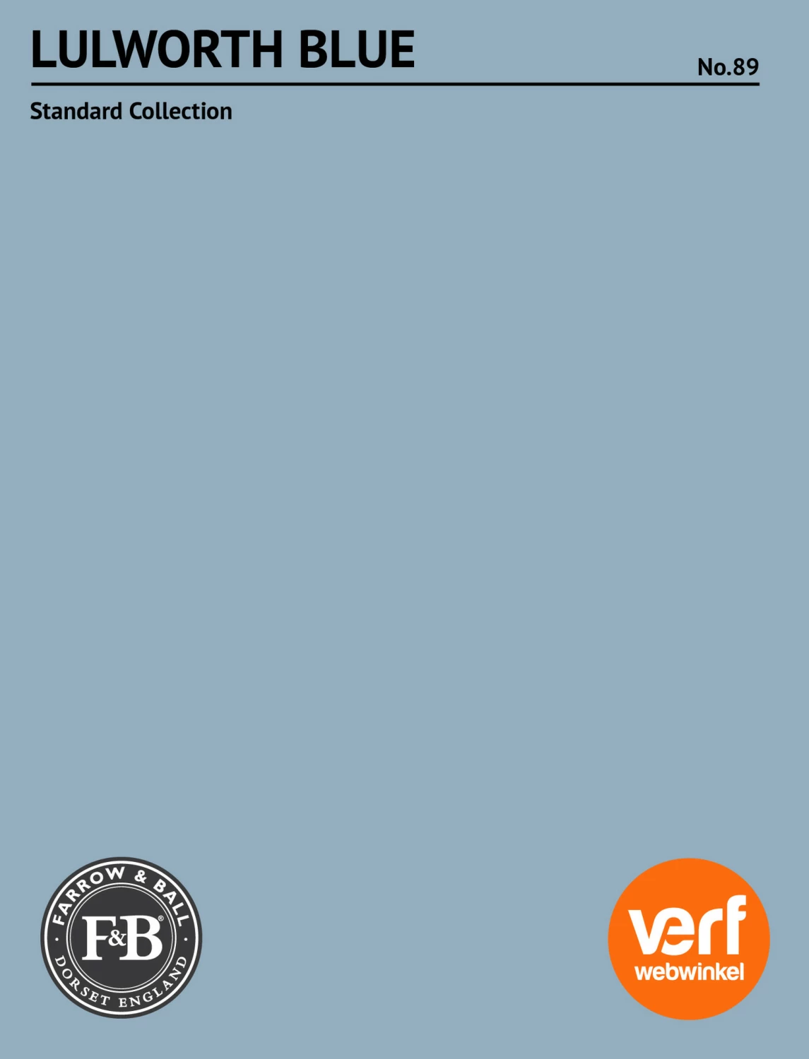 Farrow & Ball Modern Emulsion Lulworth Blue No.89 - 5L-image