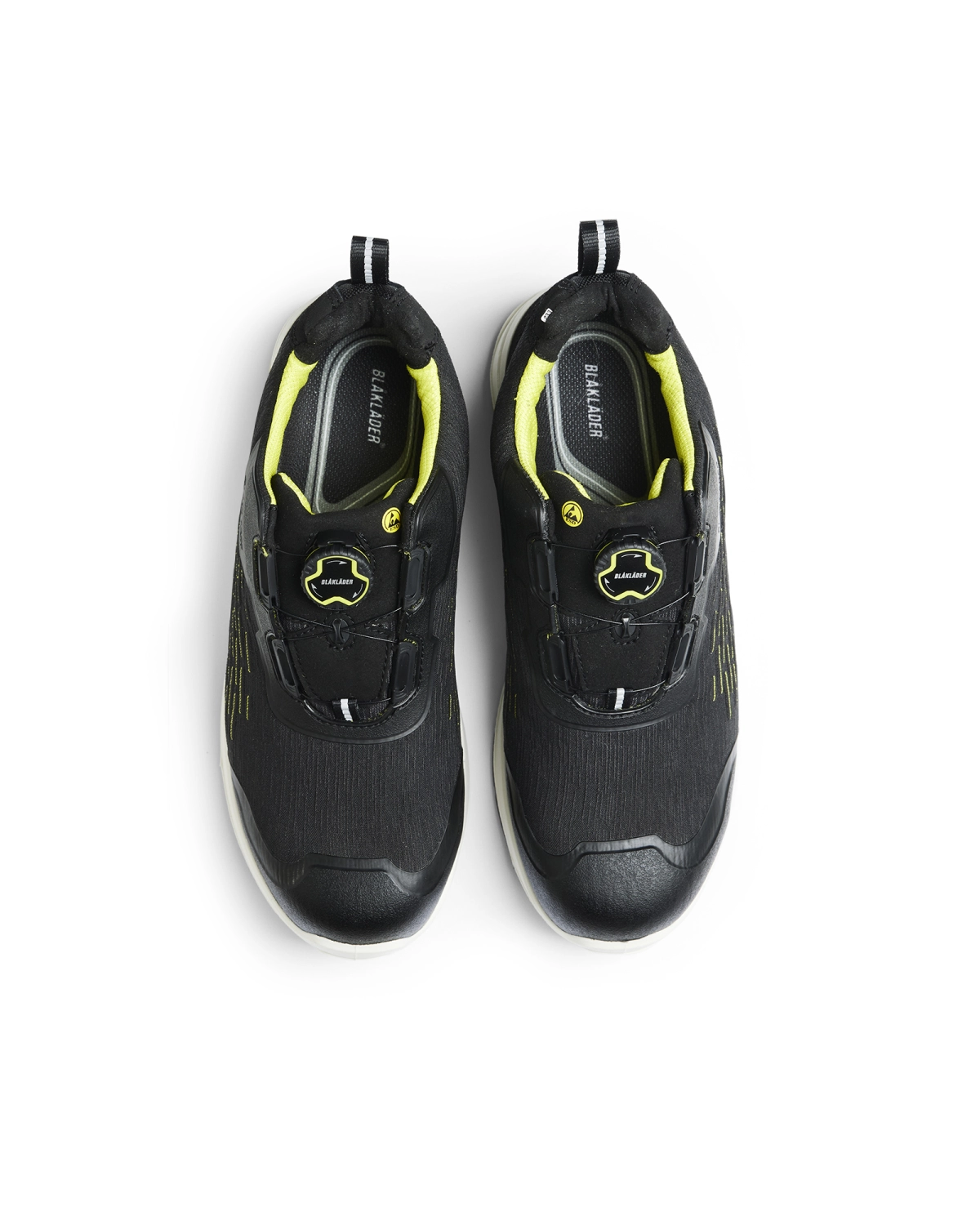 Blåkläder Chaussures de sécurité basses CRADLE - 42 - Noir/Jaune fluo-image