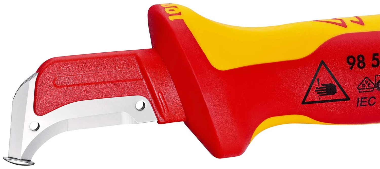 Knipex 98 55 Kabelmes VDE - 180mm - incl. glijschoen-image