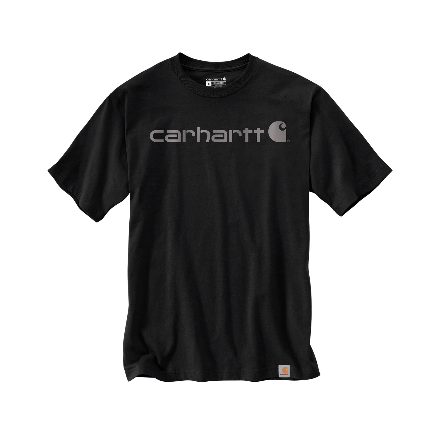 Carhartt Dearborn Relaxed Logo T-Shirt - Zwart - XS