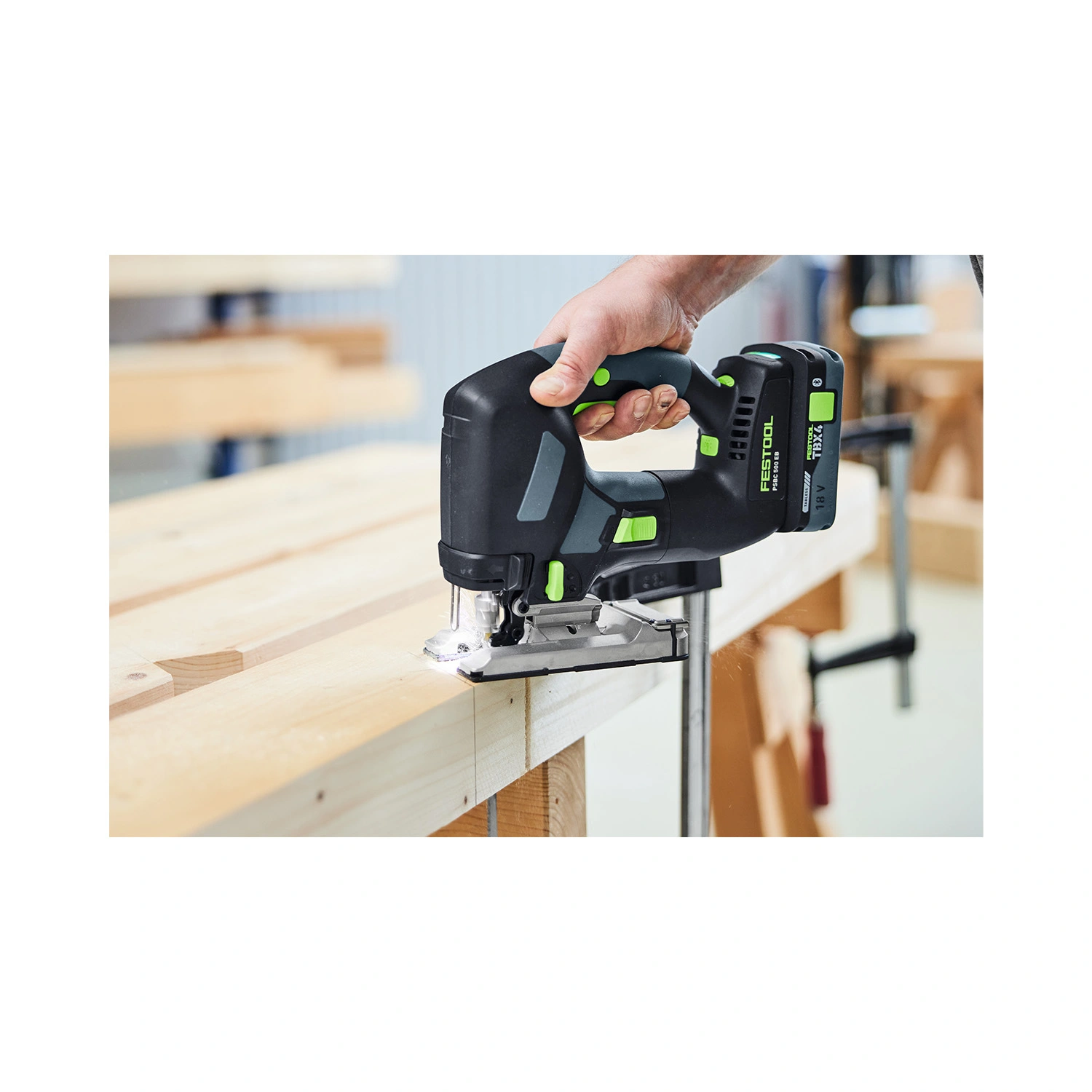 Festool 576972 PSBC 500 EB-Basic Li-ion accu decoupeerzaag in systainer