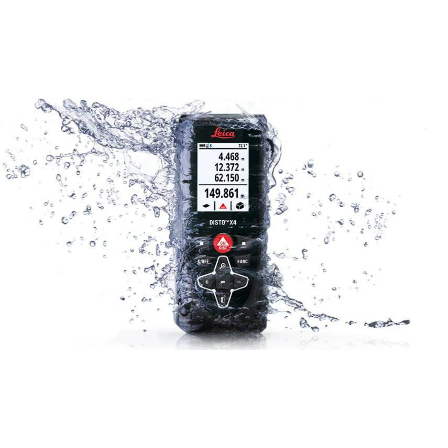 Leica Disto X4 Afstandsmeter met camerafunctie in tas - bluetooth - 150m-image