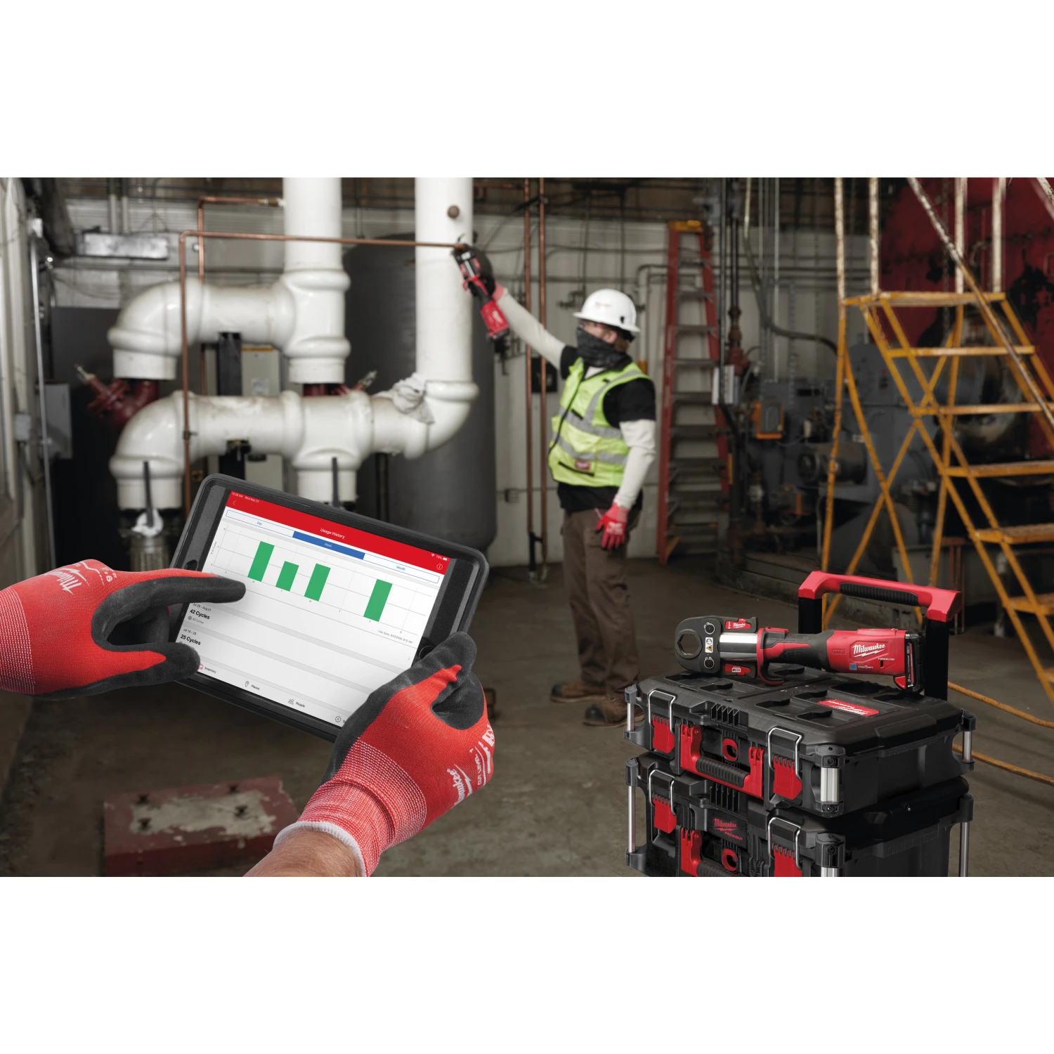 Milwaukee M18 ONEBLHPT-302C TH set Pince à sertir sans fil-image