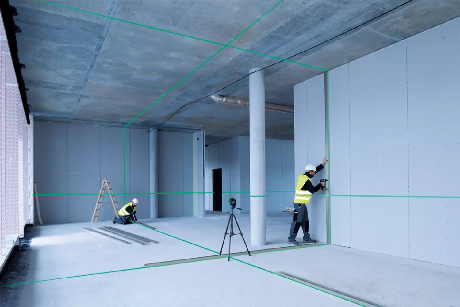 Bosch GLL 3-80 G Kruislijnlaser in koffer - 30 - 120 m-image