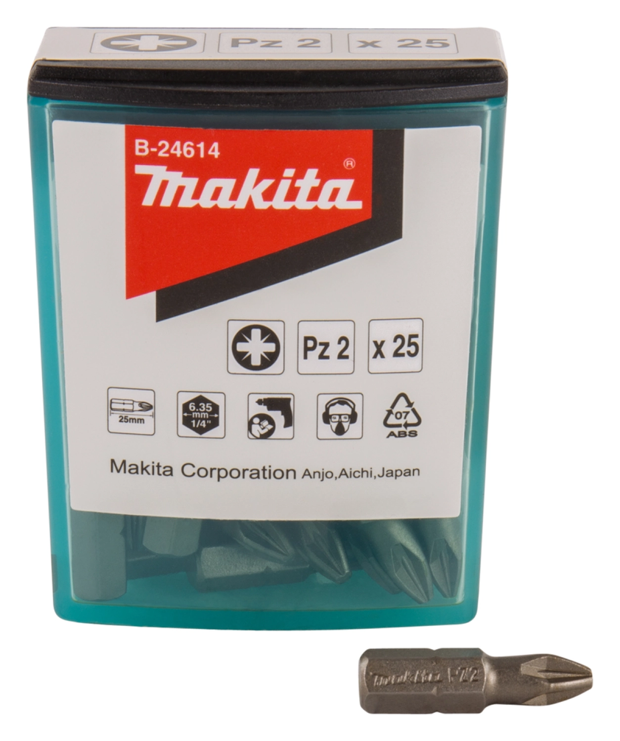 Makita B-24614 Schroefbit PZ2x25mm 25 stuks-image