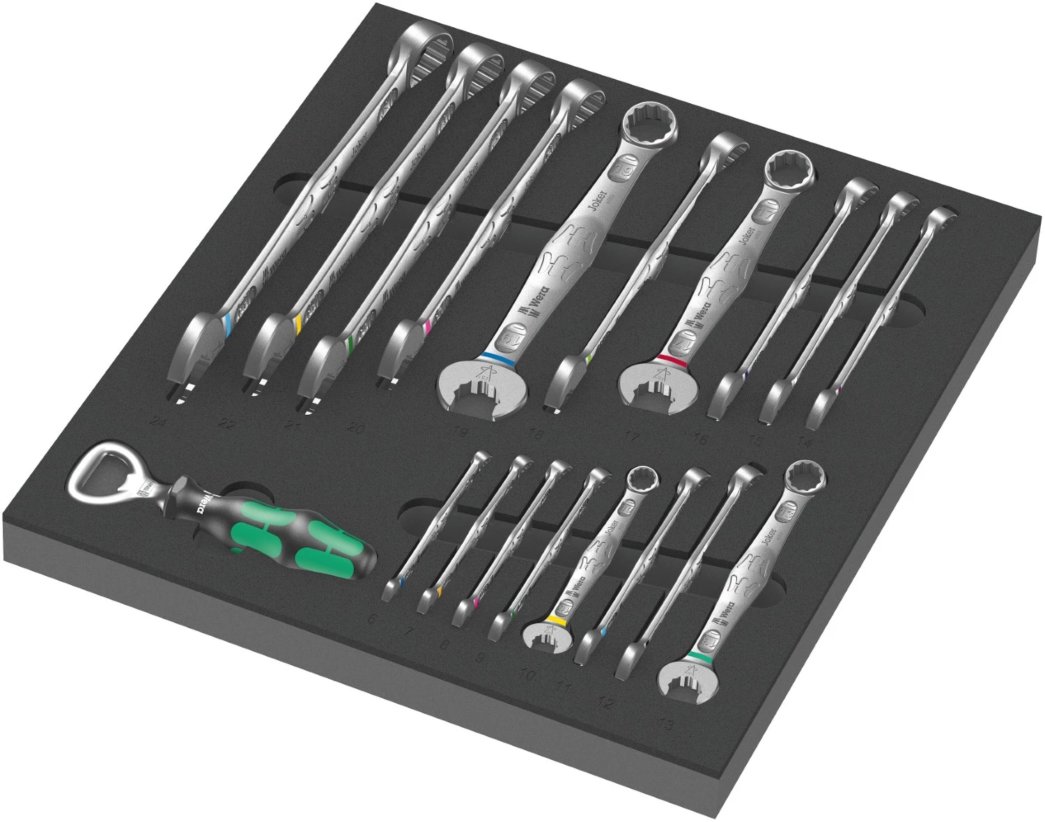 Wera 05150135001 9705 Tool Rebel Gereedschapswagen Stainless 1 gevuld - 177-delig - 7 laden-image