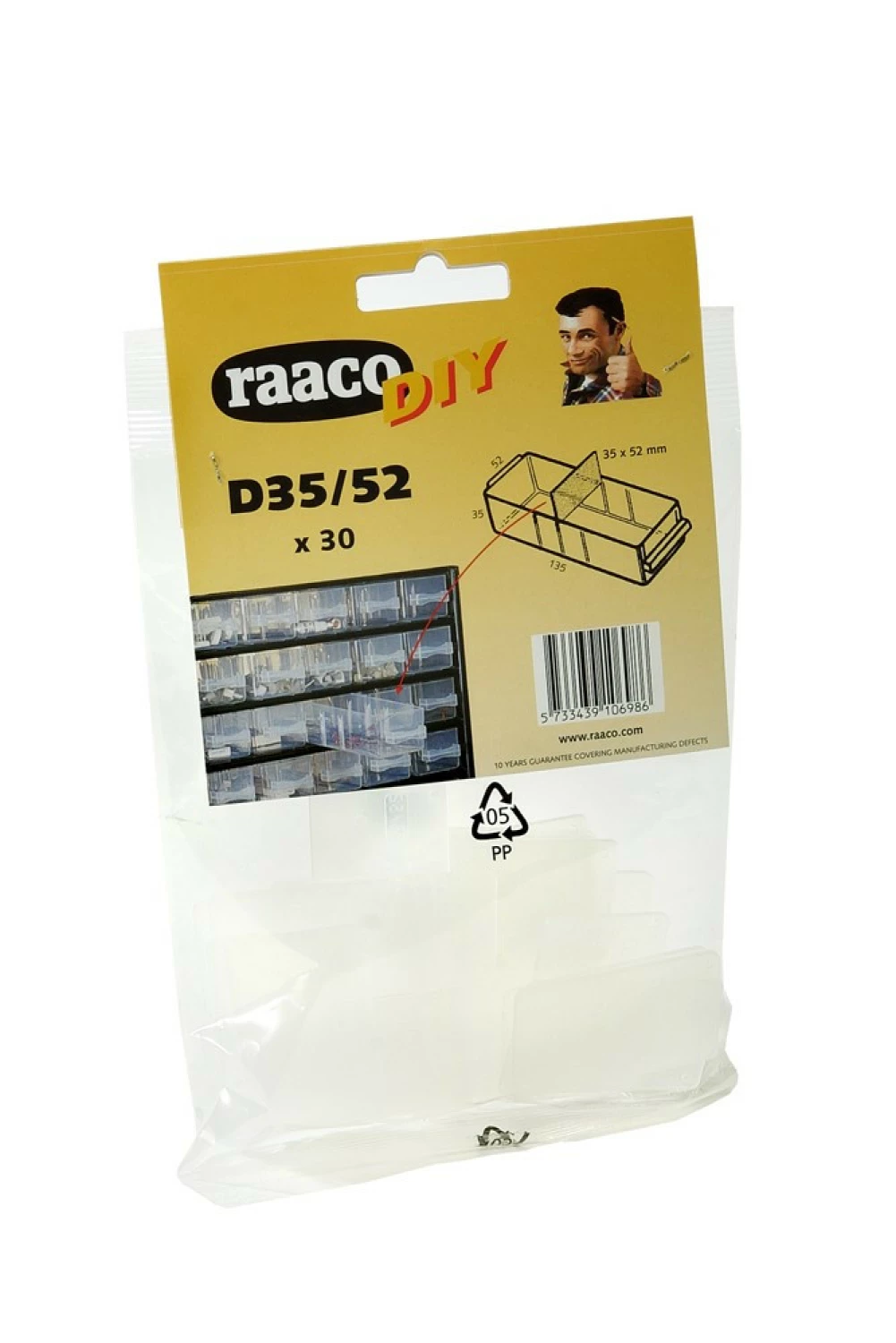 Raaco 106986 Tussenschotjes voor lade 150-00 (30st)-image