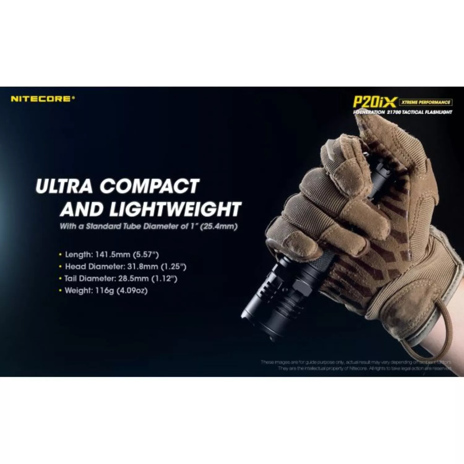 Nitecore P20IX Zaklamp - 4000Lm - oplaadbaar-image