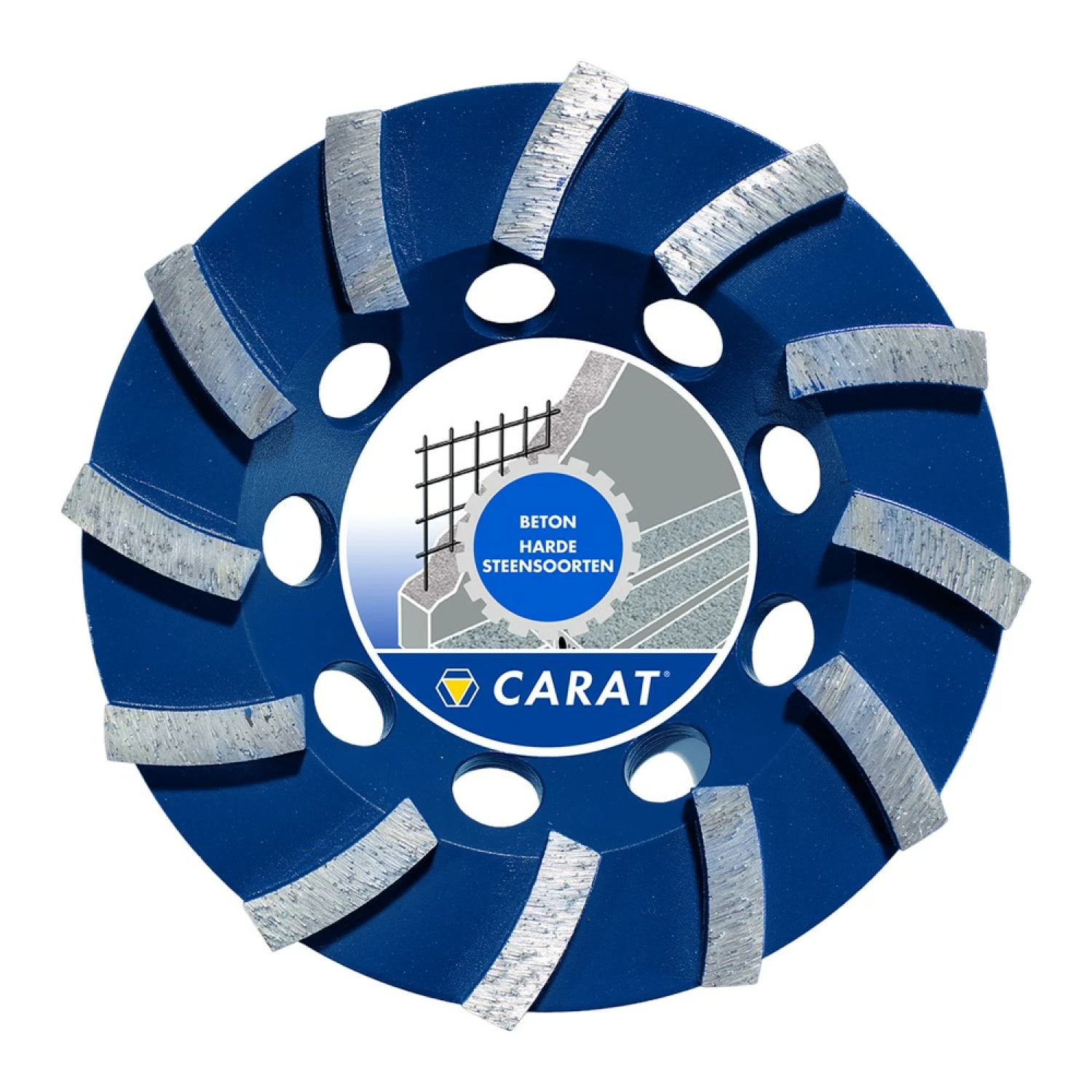 Carat CUDG125300 DG Standard Komschijf - 125 x 22,23 x 6mm - beton-image