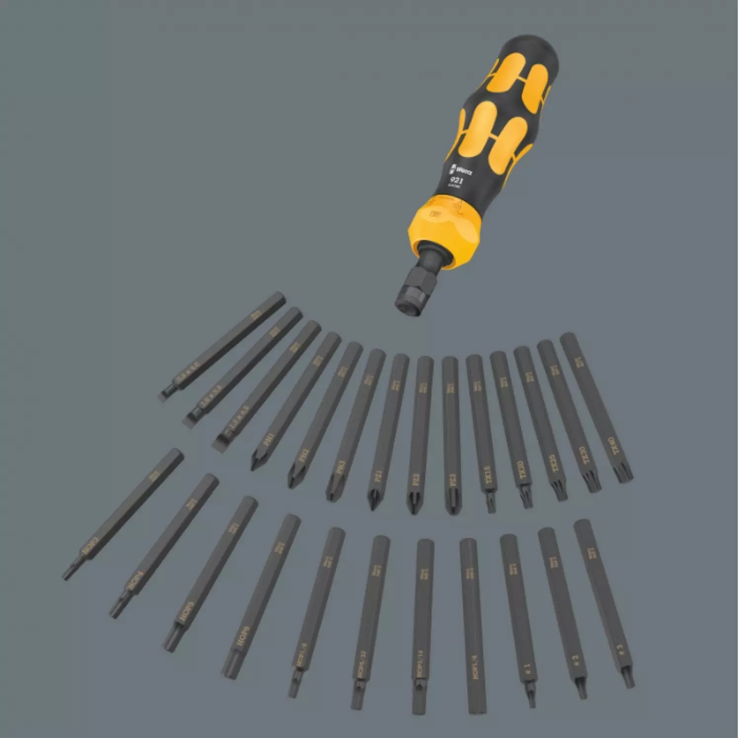 Wera 05018110001 Kraftform Kompakt 900 Set 1 Bitschroevendraaier - 1/4"-image