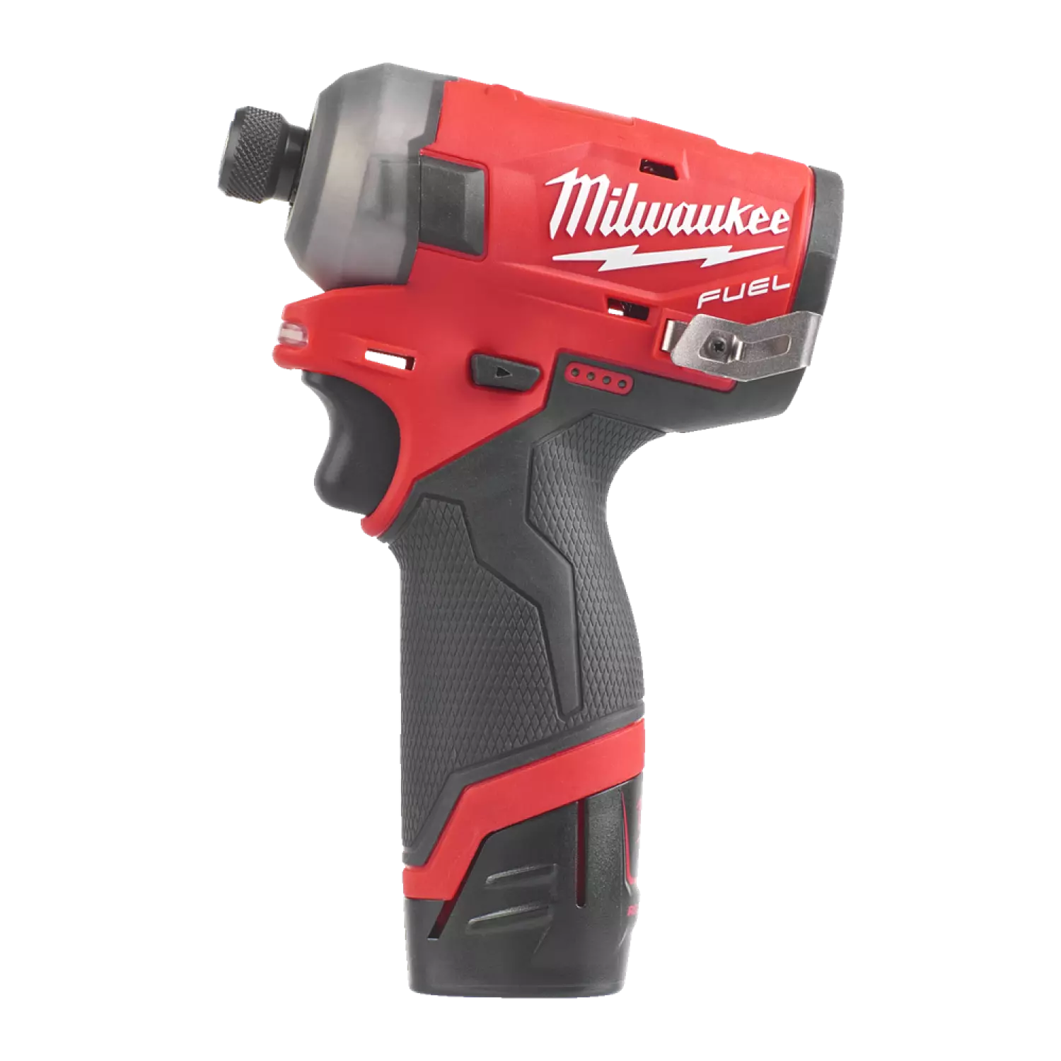 Milwaukee M12 FQID-202X - Set visseuse à choc Li-Ion 12V (2x batterie 2.0Ah) dans HD Box - 50Nm - moteur brushless-image