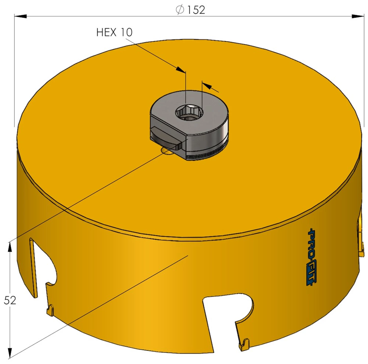 ProFit 9081152 Scie cloche Multi Purpose - 152mm-image