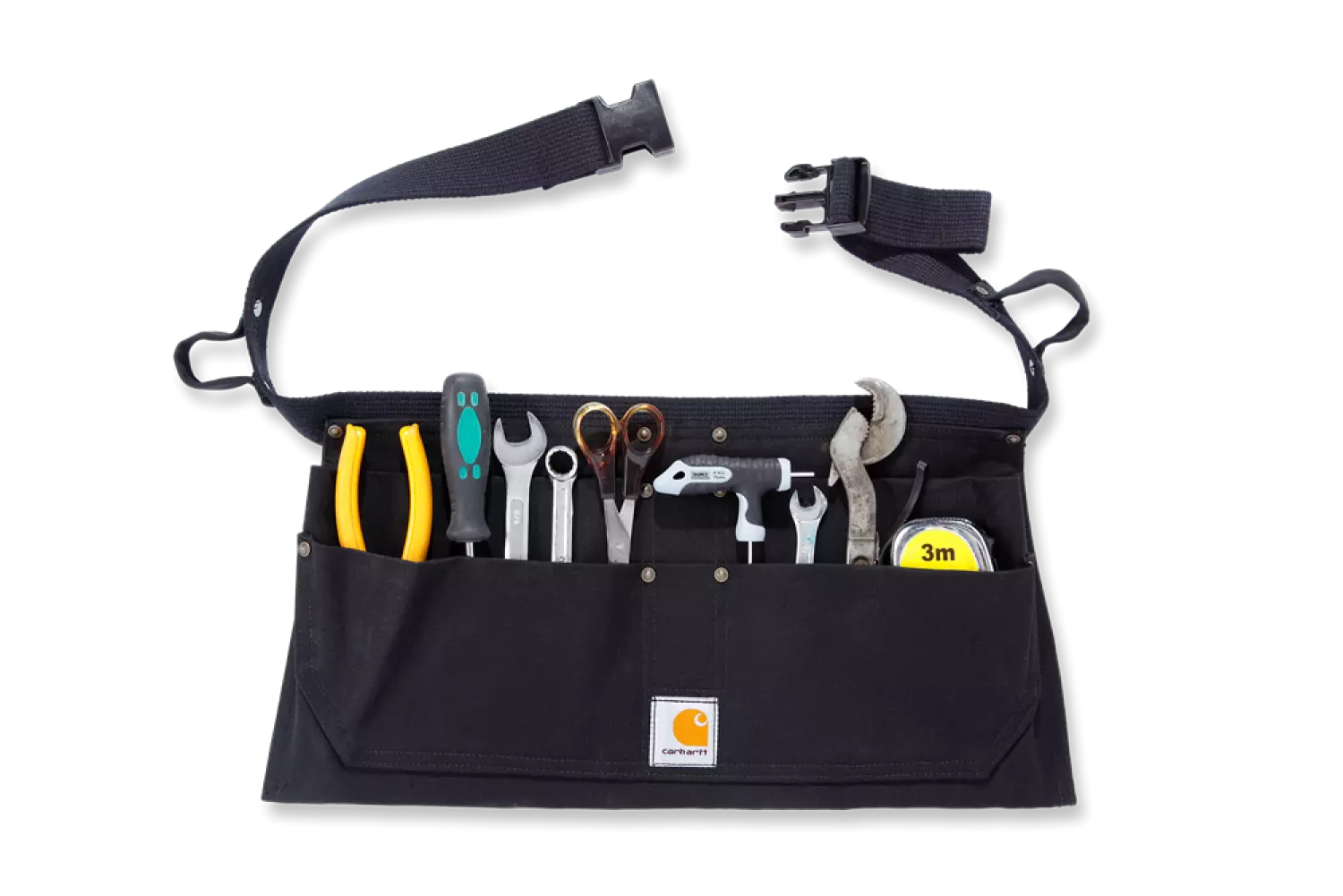 Carhartt Tablier demi-long en toile duck noir - M-image
