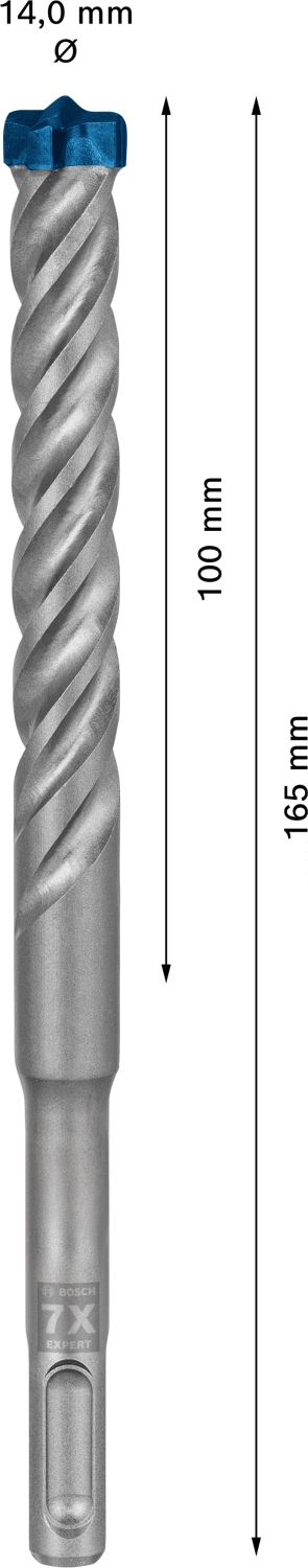 Bosch 2608900119 EXPERT Hamerboor SDS plus-7X - 14x100x165mm-image