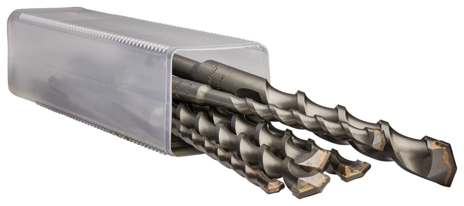 Makita D-41470 Jeu de 10 forets/burins SDS-Plus pour béton-image