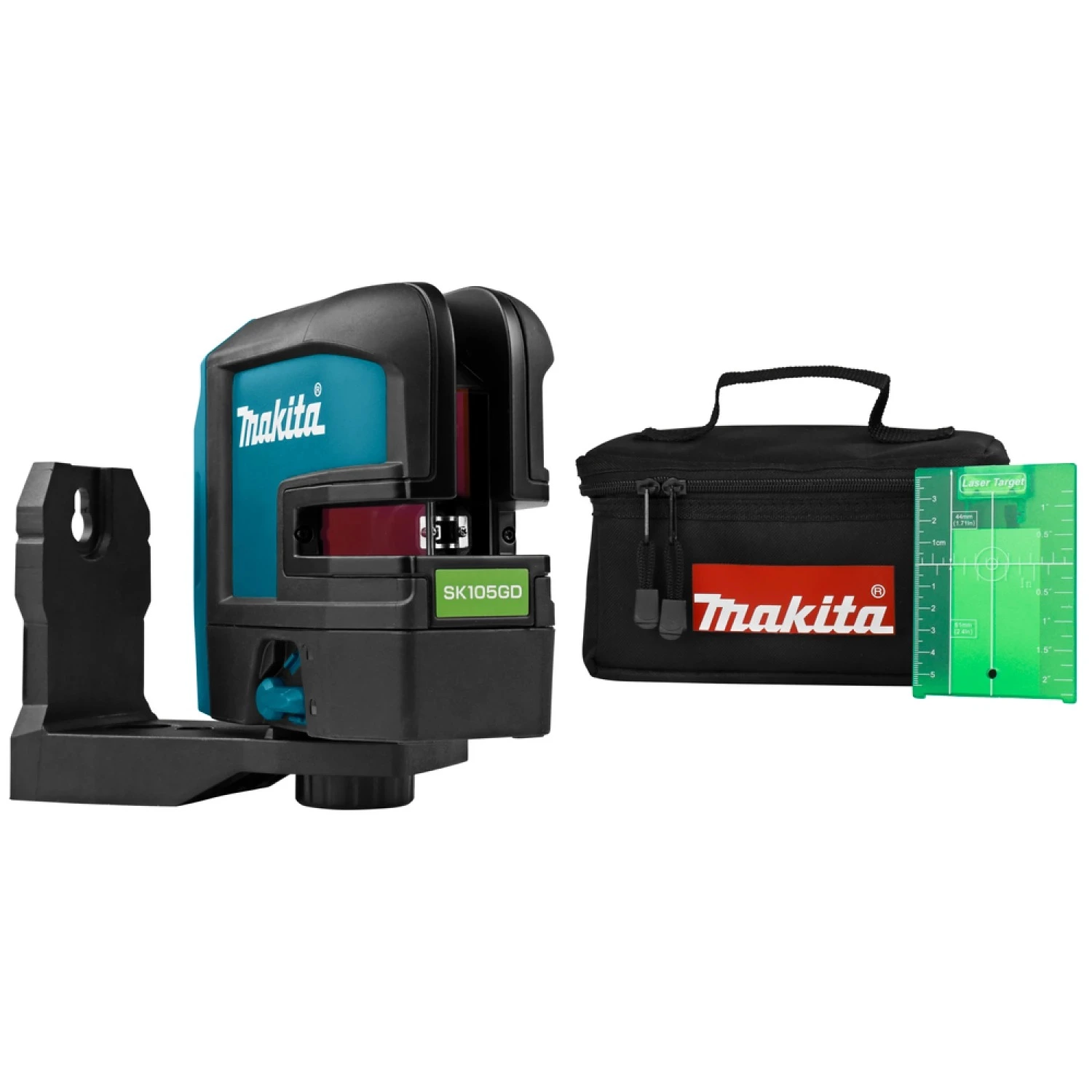 Makita SK105GDZ 10,8V Li-Ion accu kruislijnlaser body in tas - zelfnivellerend - groen - 35m-image