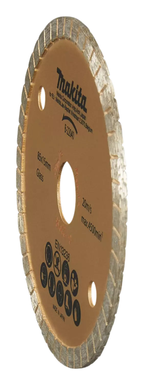 Disque Diamant Makita B -22040 - 85 x 15 x 2 mm - Asphalte / pierre / carreaux et pierre naturelle-image