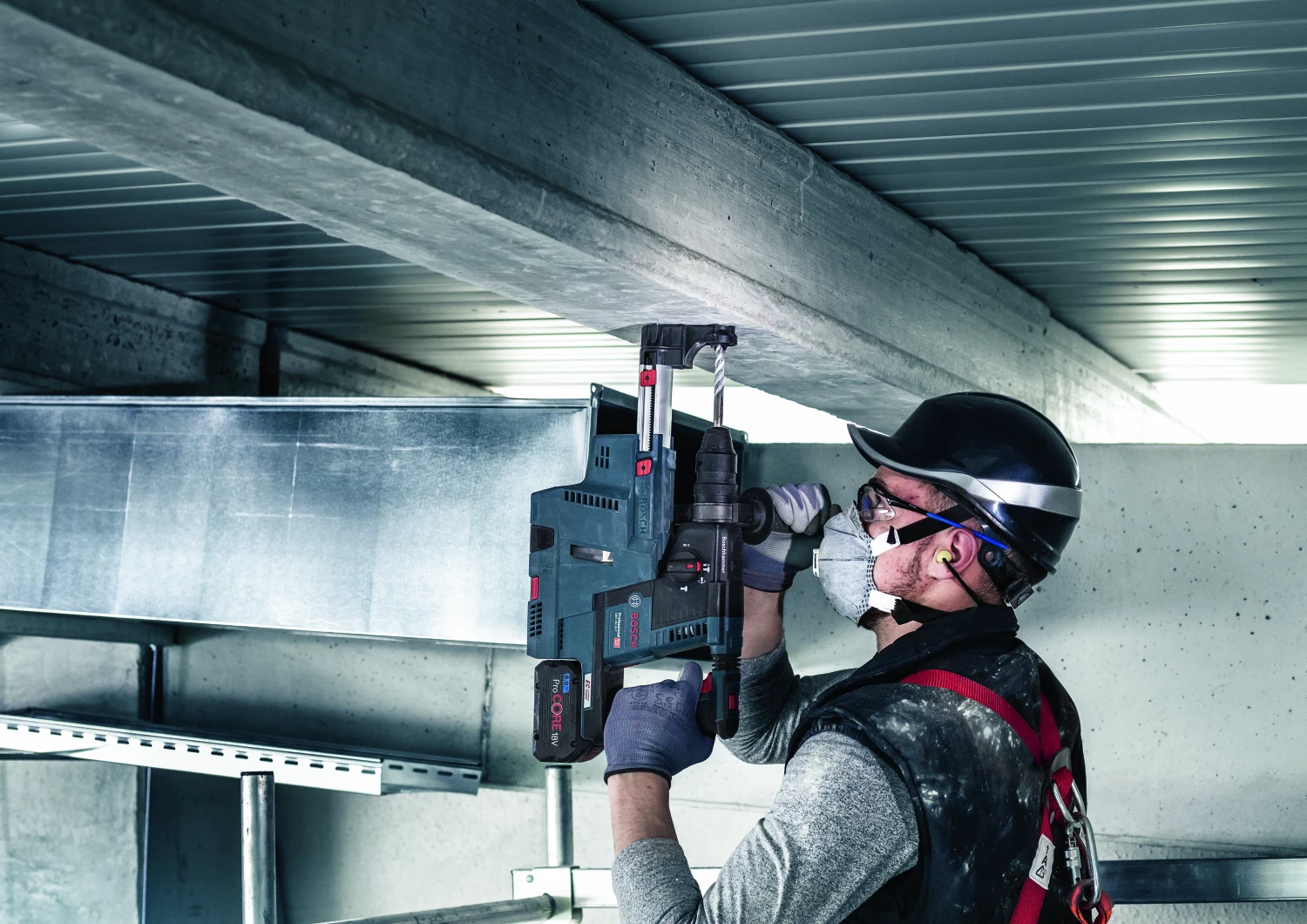 Bosch 2608833910 Jeu de forets SDS plus-5X PRO - 5/6/6/8/10 mm (5 pièces)-image