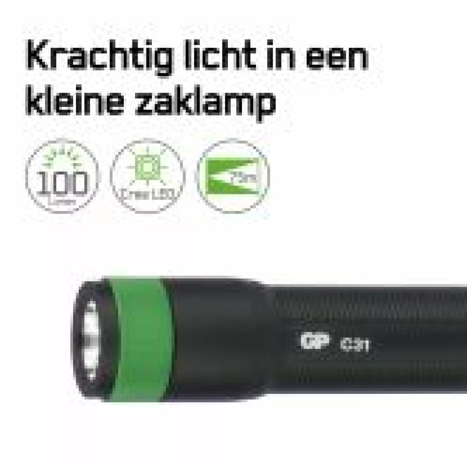 GP C31X Zaklamp - 100lumen - 1XAA - 75m - 260GPACT0C31X001-image