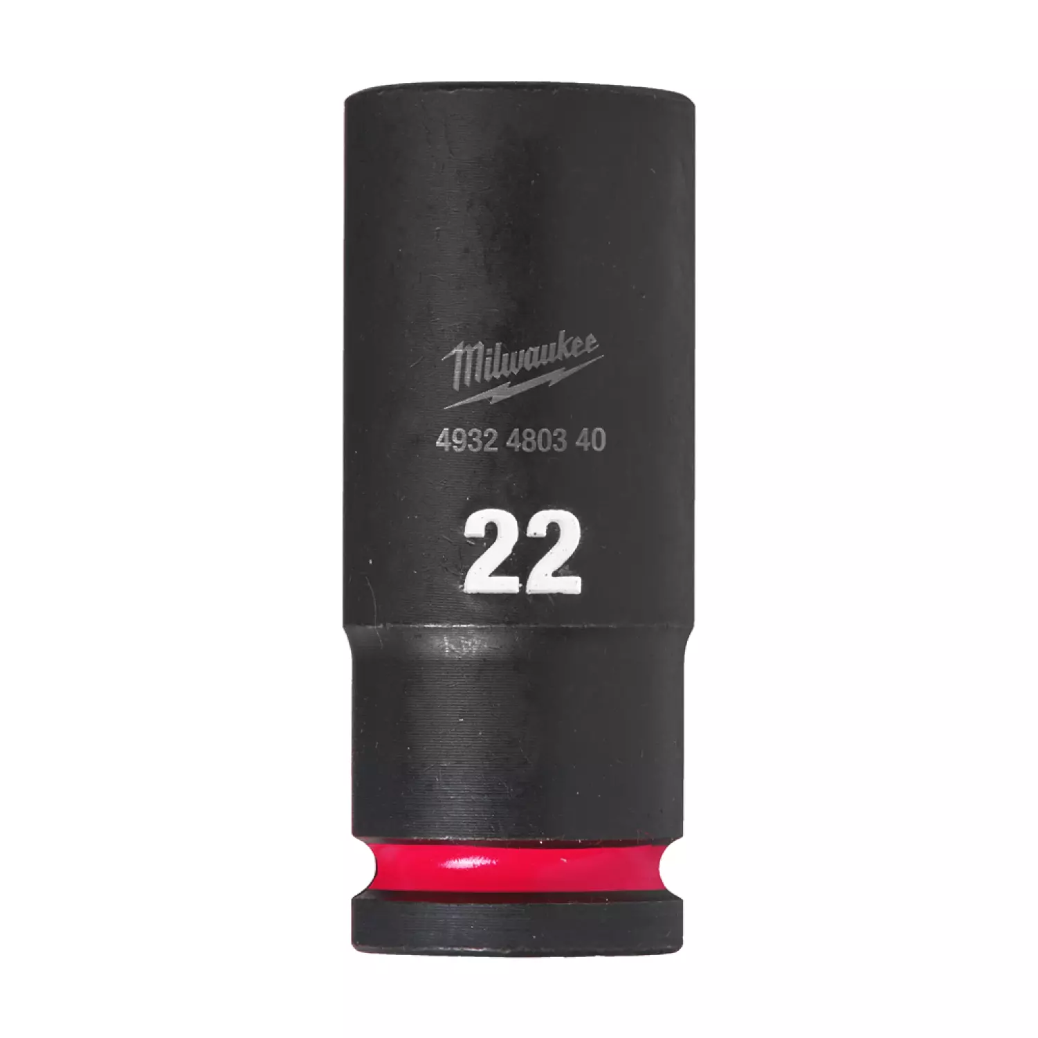Milwaukee 4932480340 SHOCKWAVE lange krachtdop - 22mm - 1/2"-image