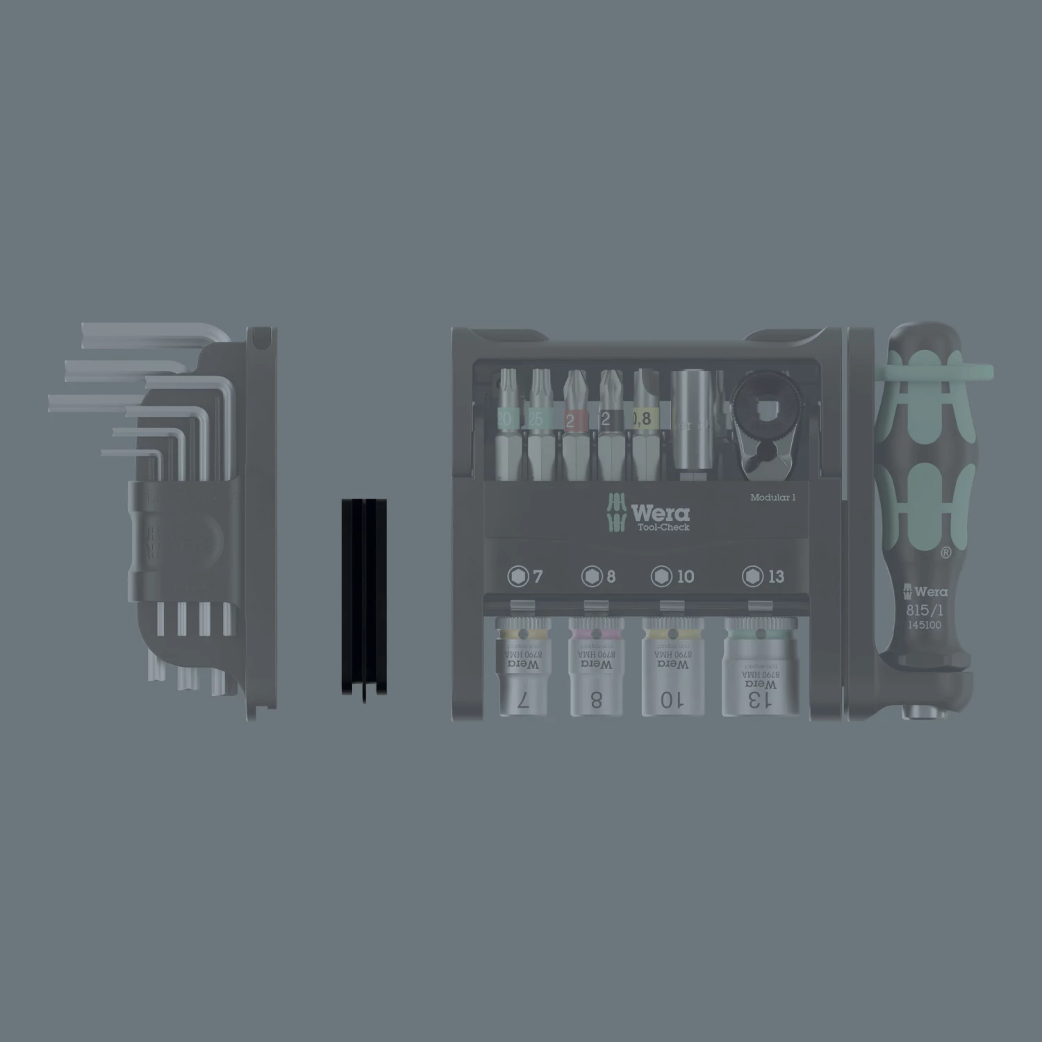 Wera 05049025001 Tool-Check Modular Set Imperial 1 Jeu d'outils dans Tool-Check - 50 pièces-image
