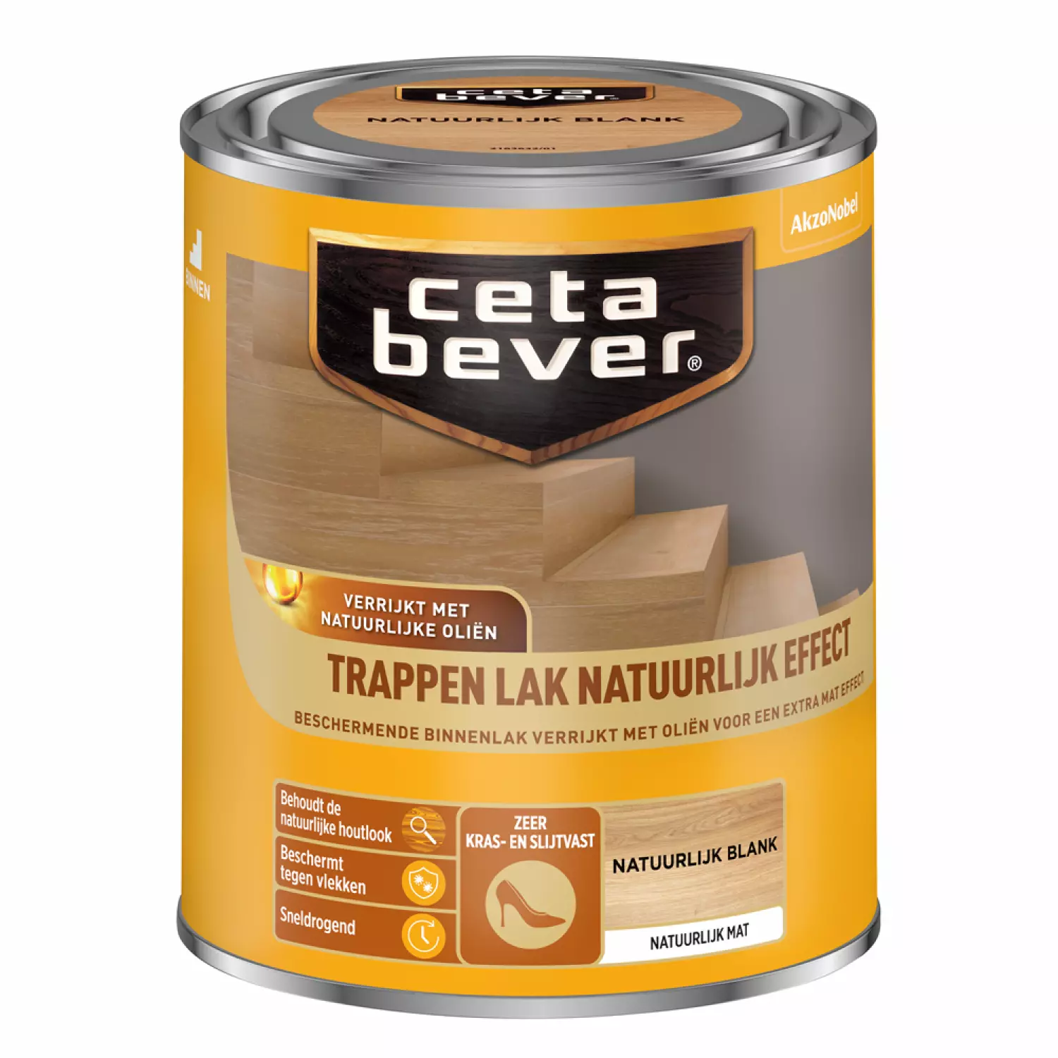 Cetabever Trappenlak Natuurlijk Effect - Natuurlijk Blank - 750ml-image