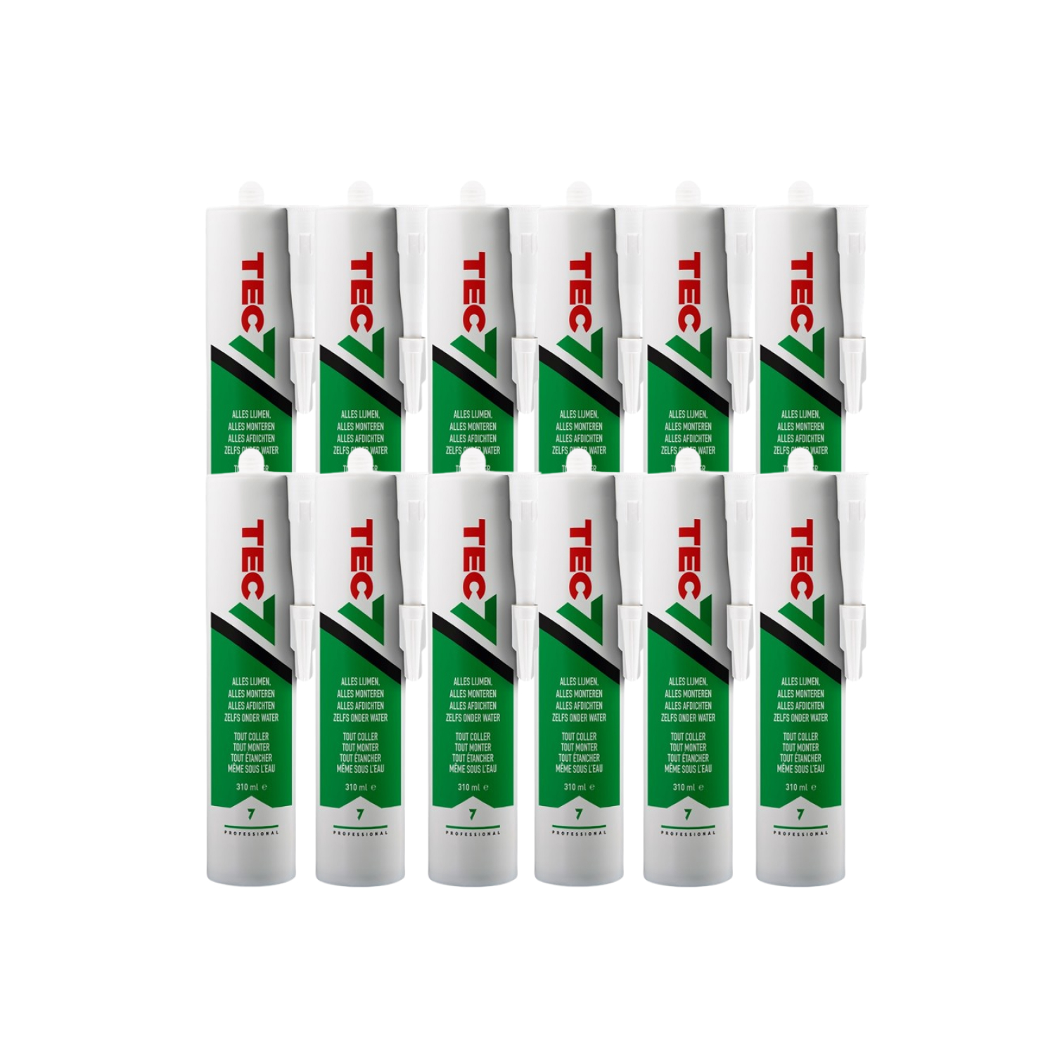 TEC7 - Mastic colle - blanc - Tube - 310ml (12pcs)-image