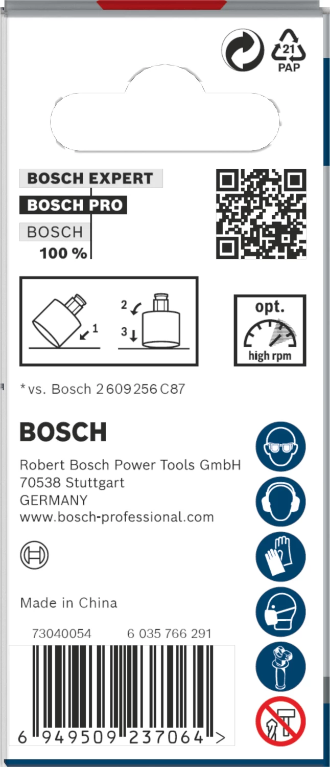 Scie-cloche diamantée pour carrelage Bosch 2608901554 PRO Tile PC Plus - 22 mm-image