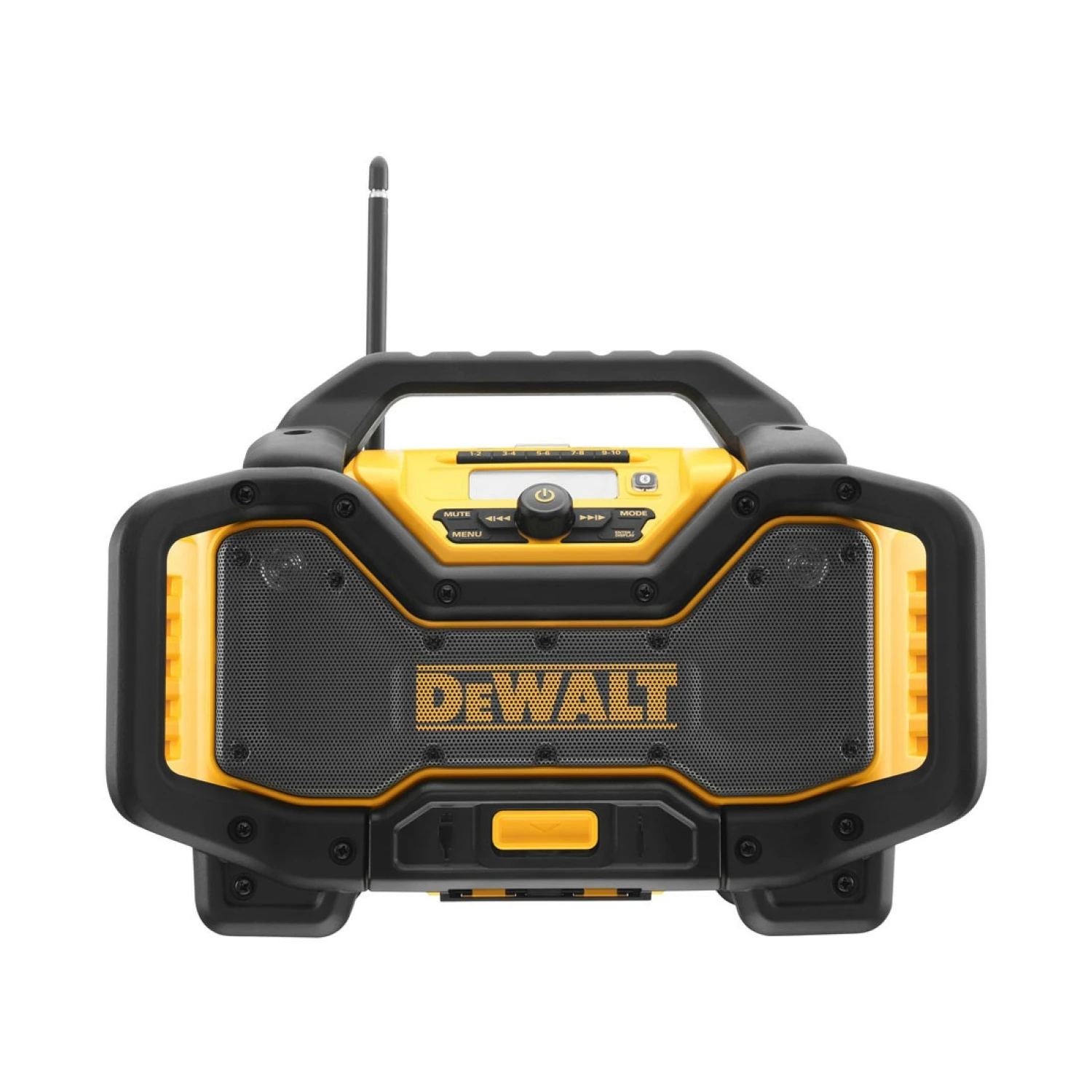 DeWALT DCR027-QW 18V Li-ion XR accu DAB+ Bouwradio met oplaadfunctie - werkt op netstroom & accu-image