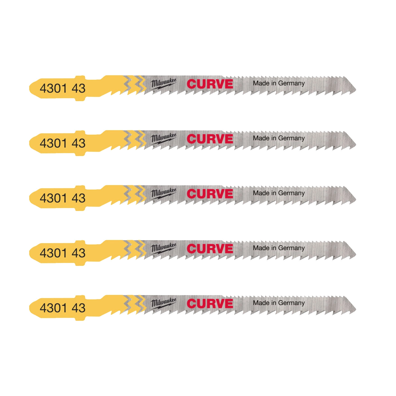 Milwaukee 4932430143 Lame de scie sauteuse pour courbes - 75mm-image